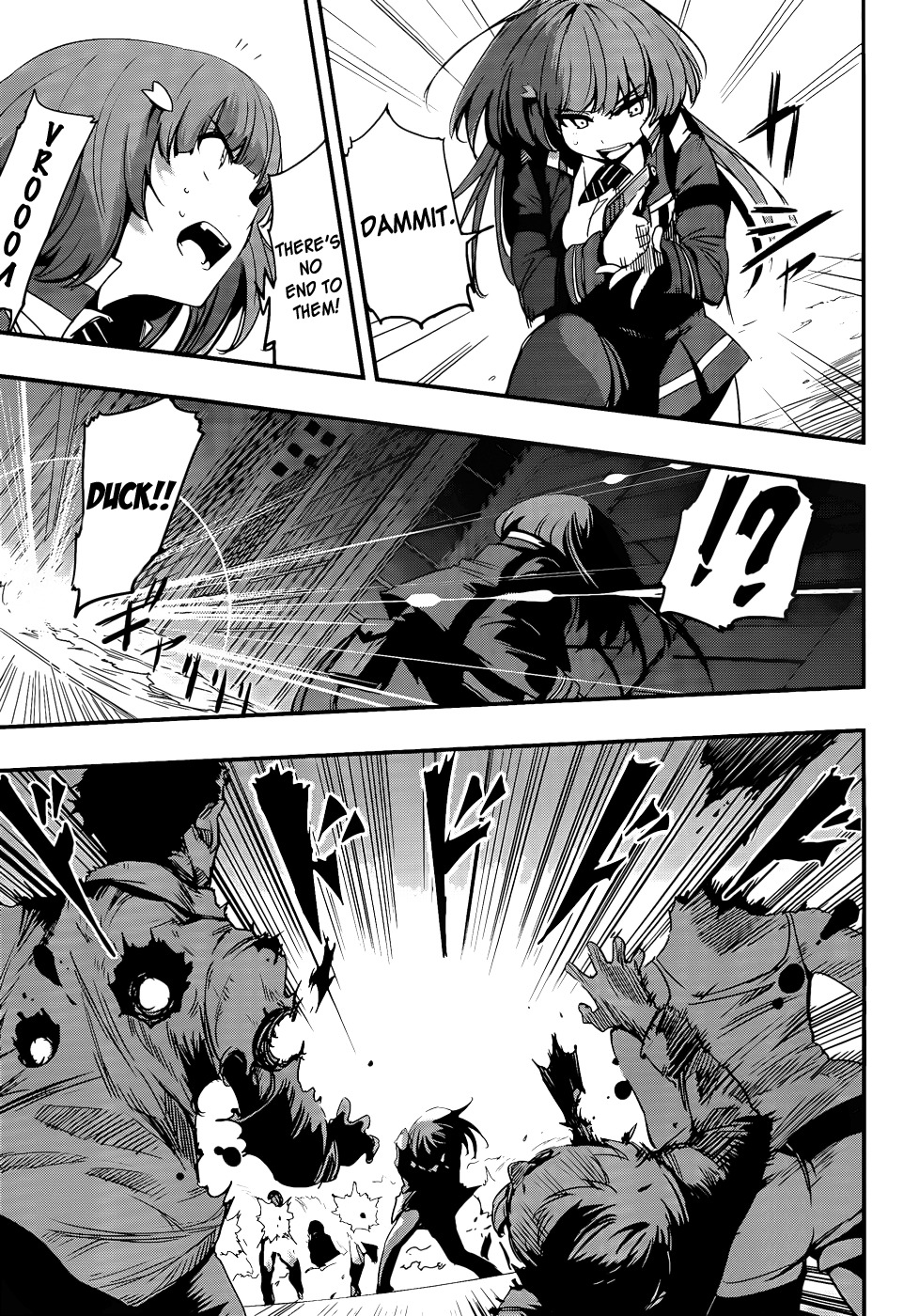 Taimadou Gakuen 35 Shiken Shoutai Chapter 9 page 14 - Chapter 9: Call of Heroes (Part 1)