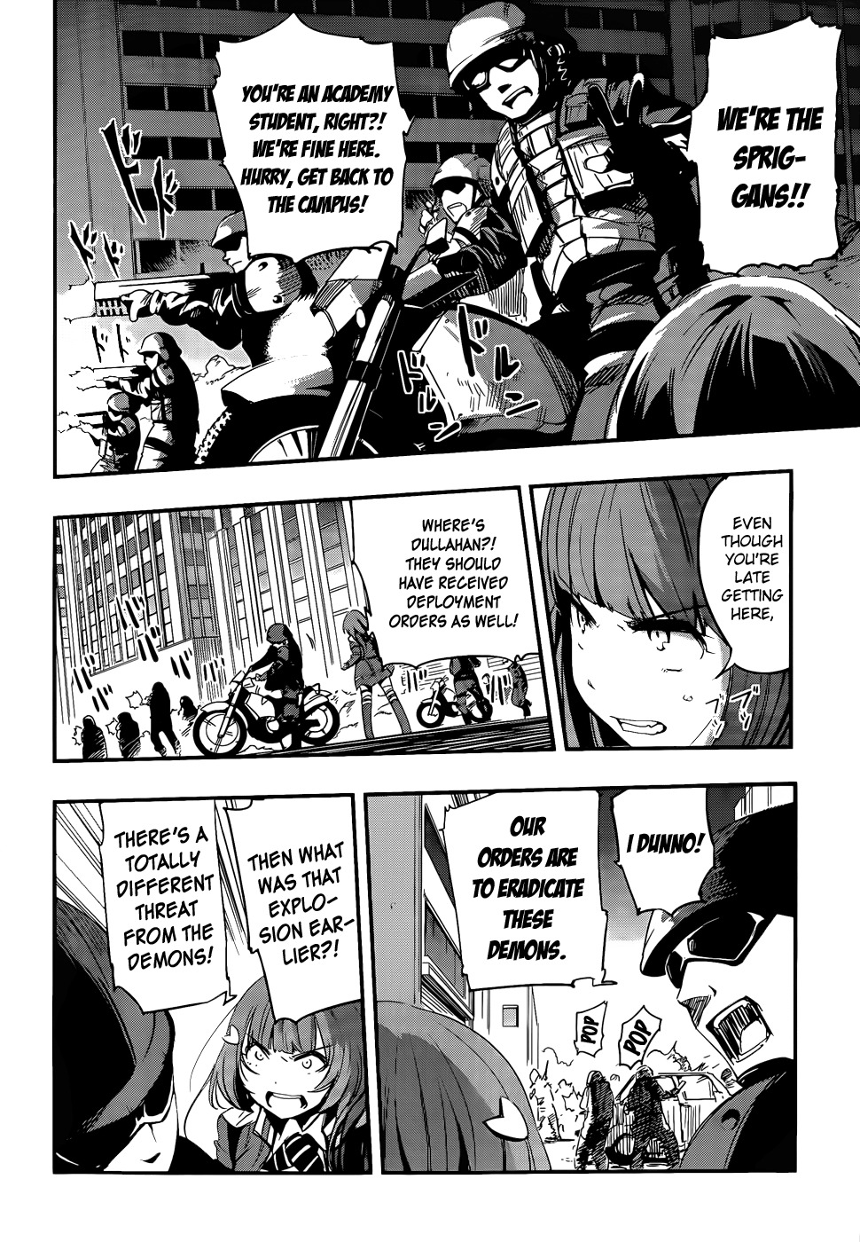 Taimadou Gakuen 35 Shiken Shoutai Chapter 9 page 15 - Chapter 9: Call of Heroes (Part 1)