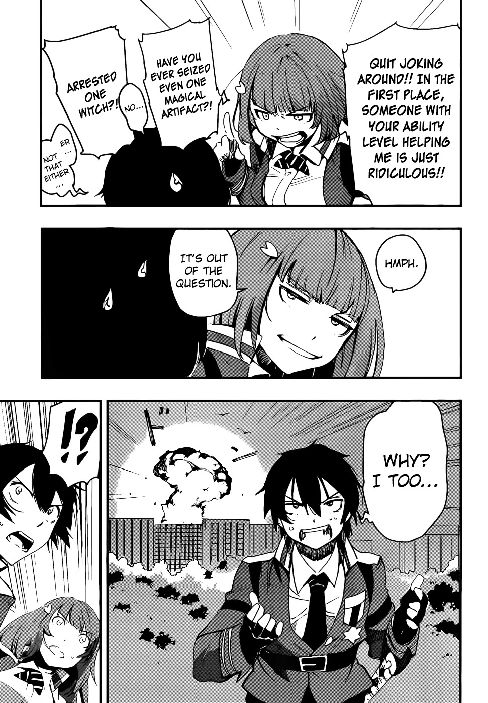 Taimadou Gakuen 35 Shiken Shoutai Chapter 9 page 4 - Chapter 9: Call of Heroes (Part 1)