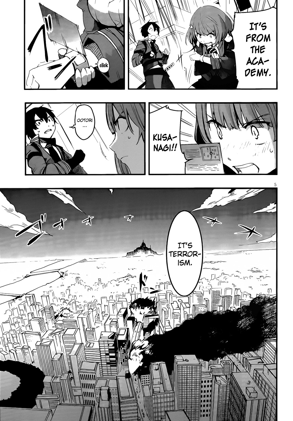 Taimadou Gakuen 35 Shiken Shoutai Chapter 9 page 6 - Chapter 9: Call of Heroes (Part 1)