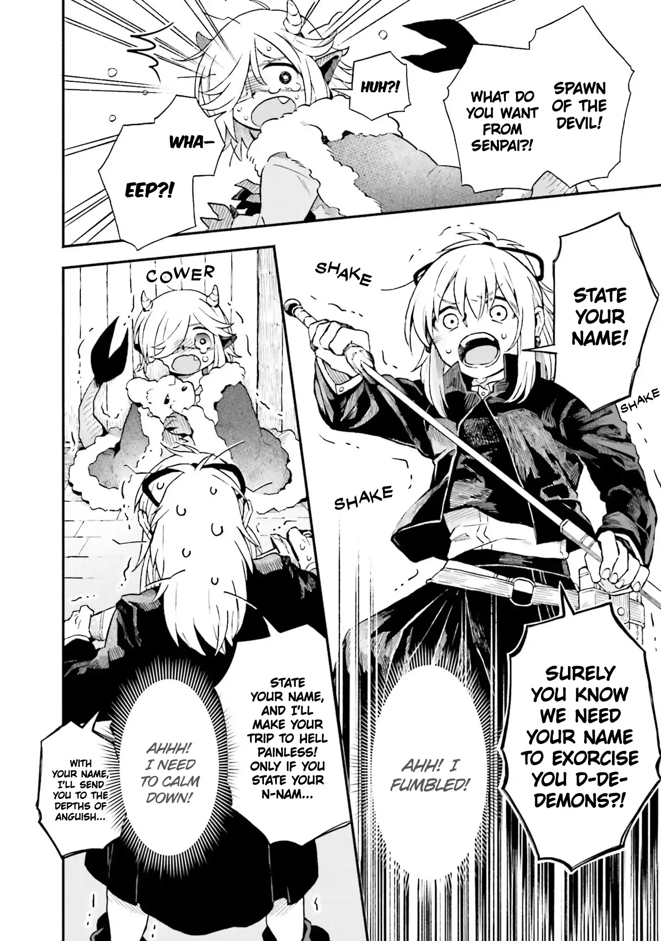 Taimashi to Akuma-chan Chapter 10 page 4 - Chapter 10: Exorcist-chan and Demon-chan 1