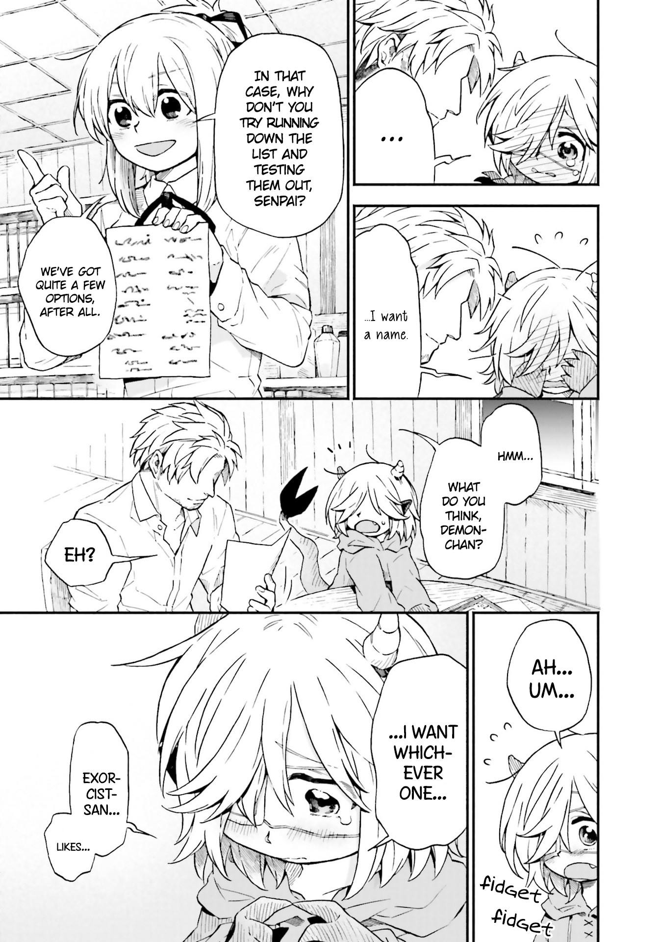 Taimashi to Akuma-chan Chapter 12 page 9 - Chapter 12: Exorcist and XXX-chan
