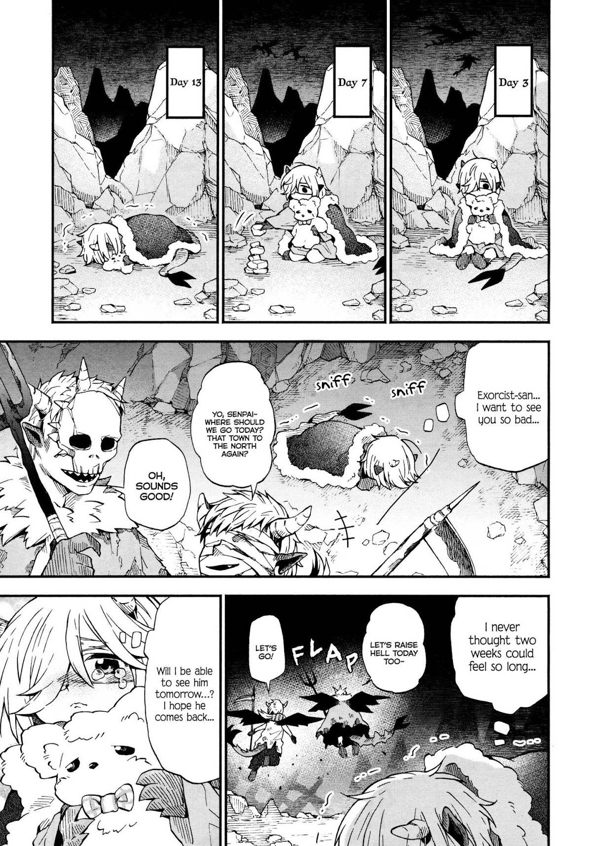 Taimashi to Akuma-chan Chapter 14 page 3 - Chapter 14: Demon-chan and waiting