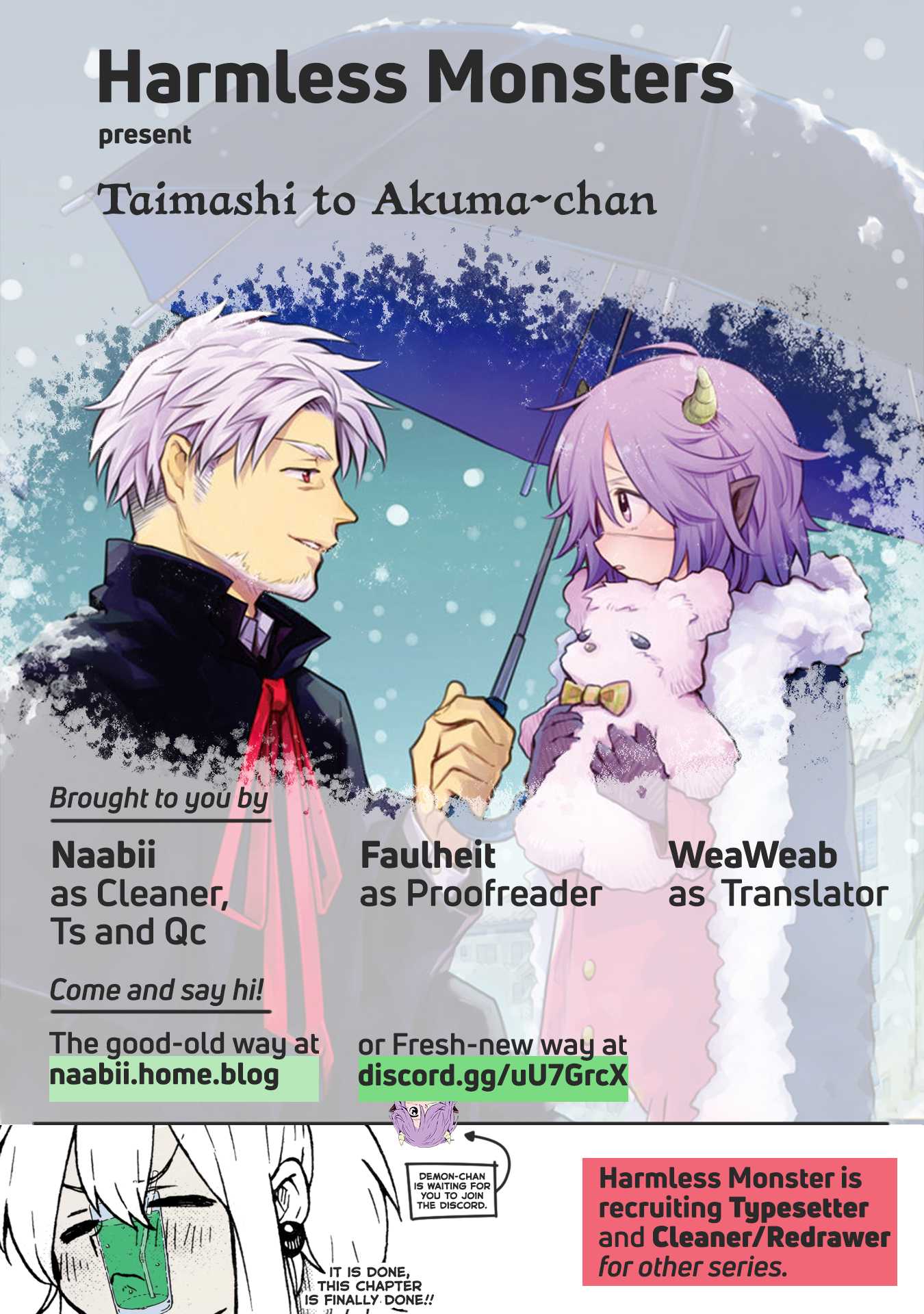 Taimashi to Akuma-chan Chapter 15 page 9 - Chapter 15: Demon-chan and a change in wardrobe.