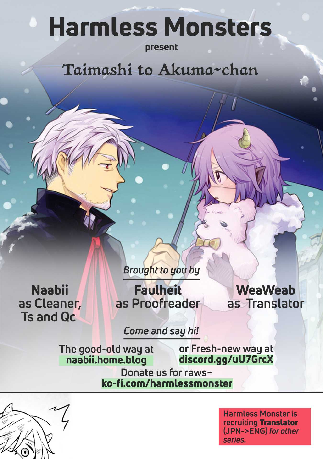 Taimashi to Akuma-chan Chapter 18 page 13 - Chapter 18: Exorcist-san and clear skies.