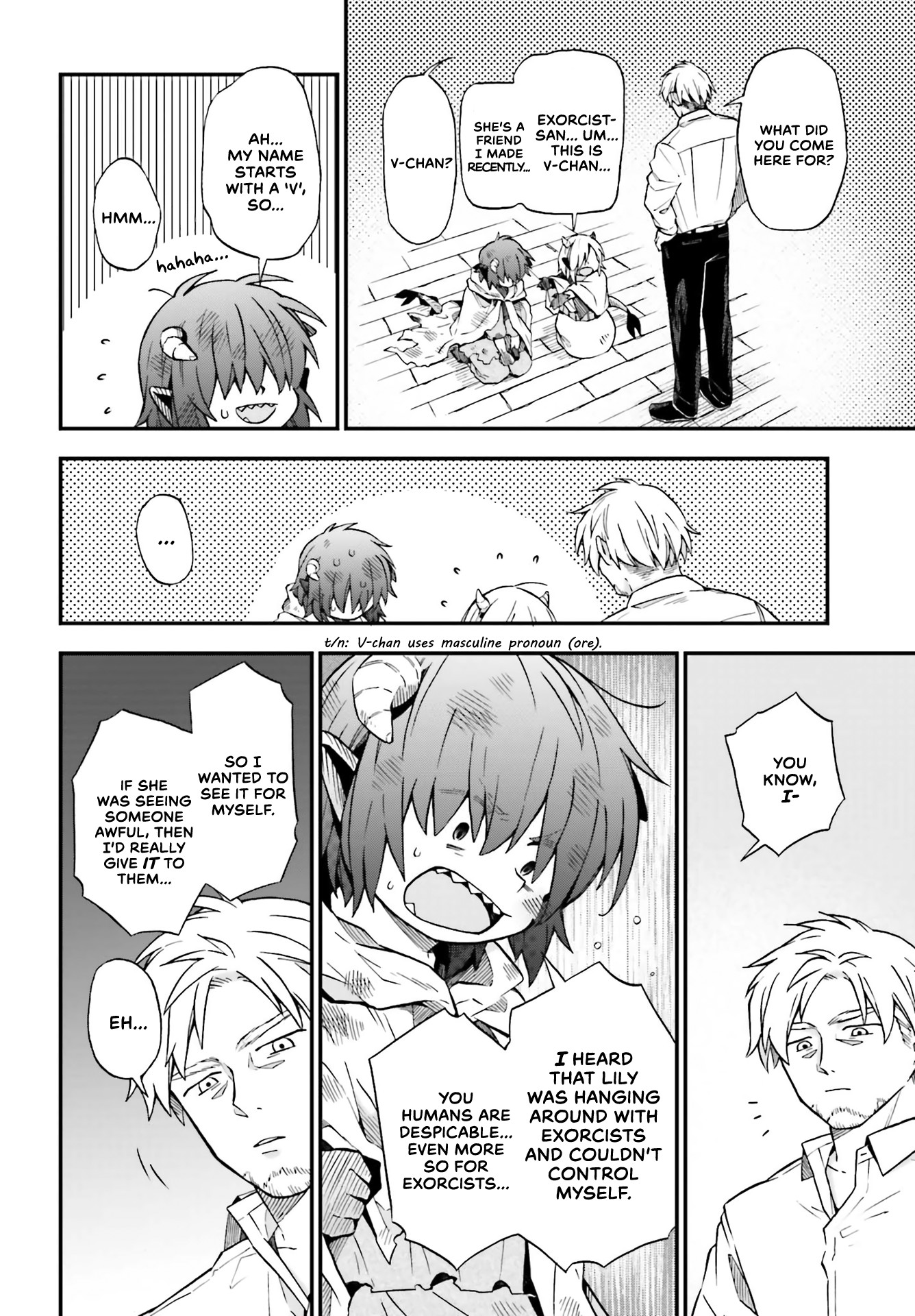 Taimashi to Akuma-chan Chapter 21 page 5 - Chapter 21: Exorcist and Demon and Demon-chan.