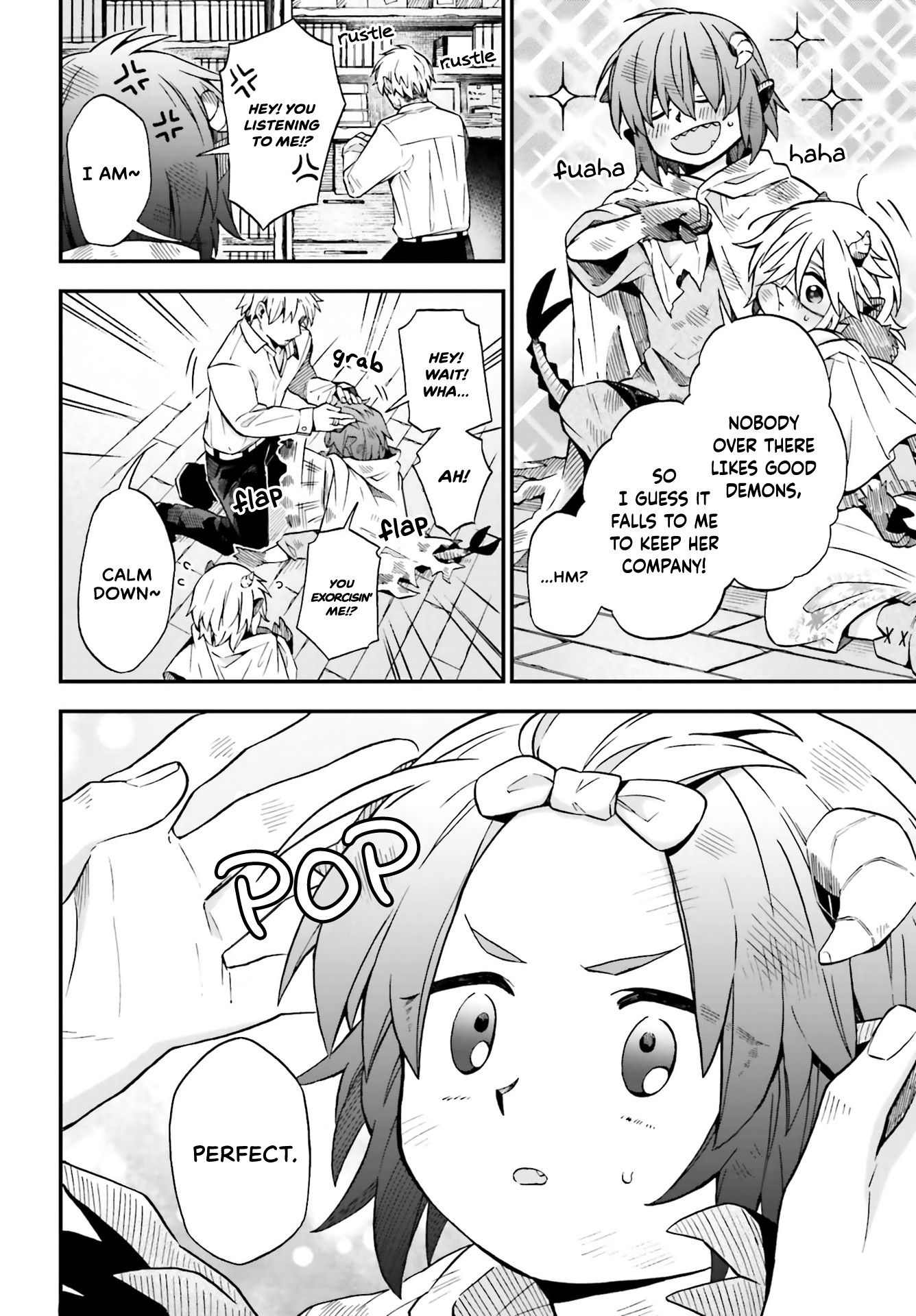 Taimashi to Akuma-chan Chapter 21 page 7 - Chapter 21: Exorcist and Demon and Demon-chan.