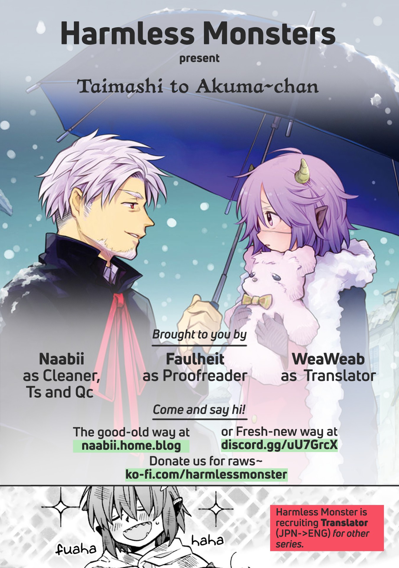 Taimashi to Akuma-chan Chapter 21 page 9 - Chapter 21: Exorcist and Demon and Demon-chan.