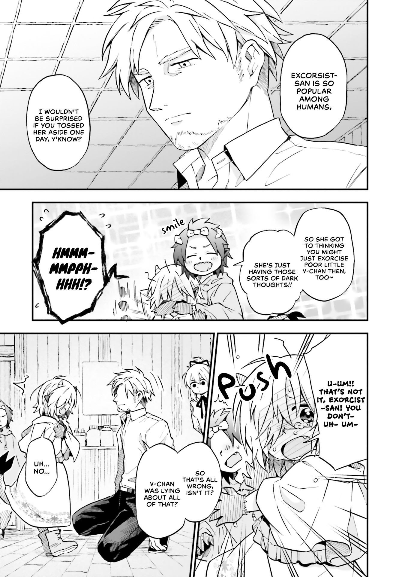 Taimashi to Akuma-chan Chapter 22 page 7 - Chapter 22: Exorcist and a Good Girl.