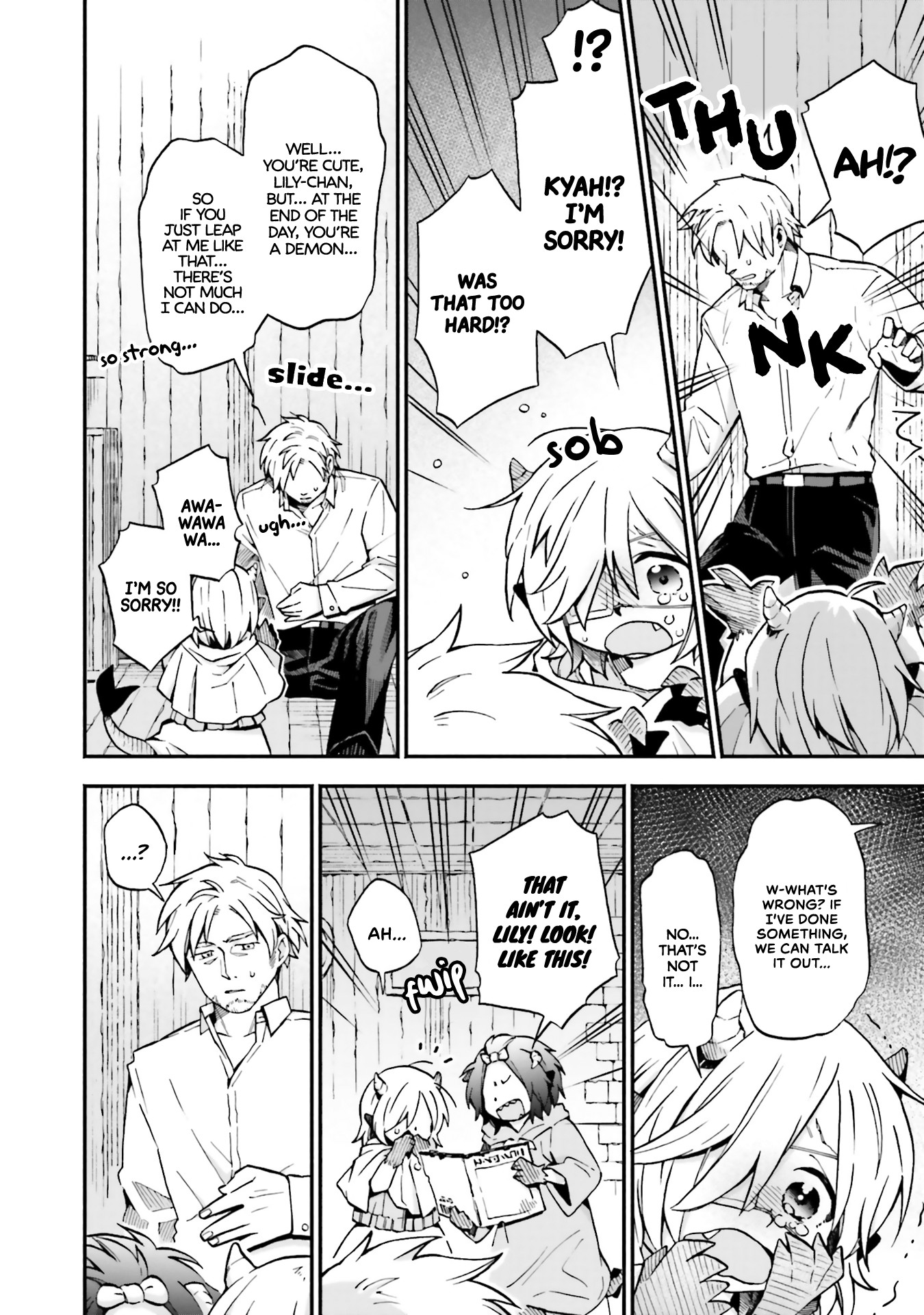 Taimashi to Akuma-chan Chapter 23 page 3 - Chapter 23: Exorcist-san, Demon-chan and Wall Slam.