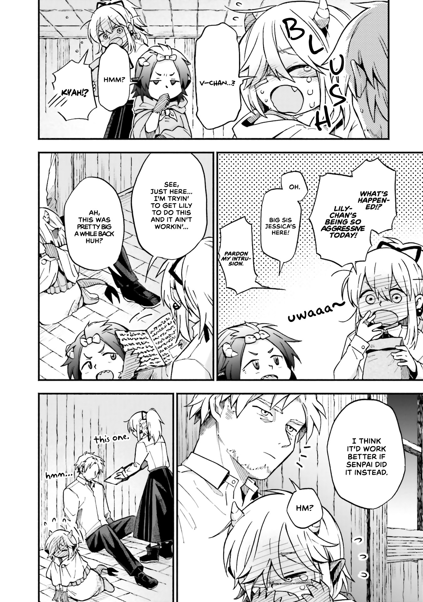 Taimashi to Akuma-chan Chapter 23 page 5 - Chapter 23: Exorcist-san, Demon-chan and Wall Slam.