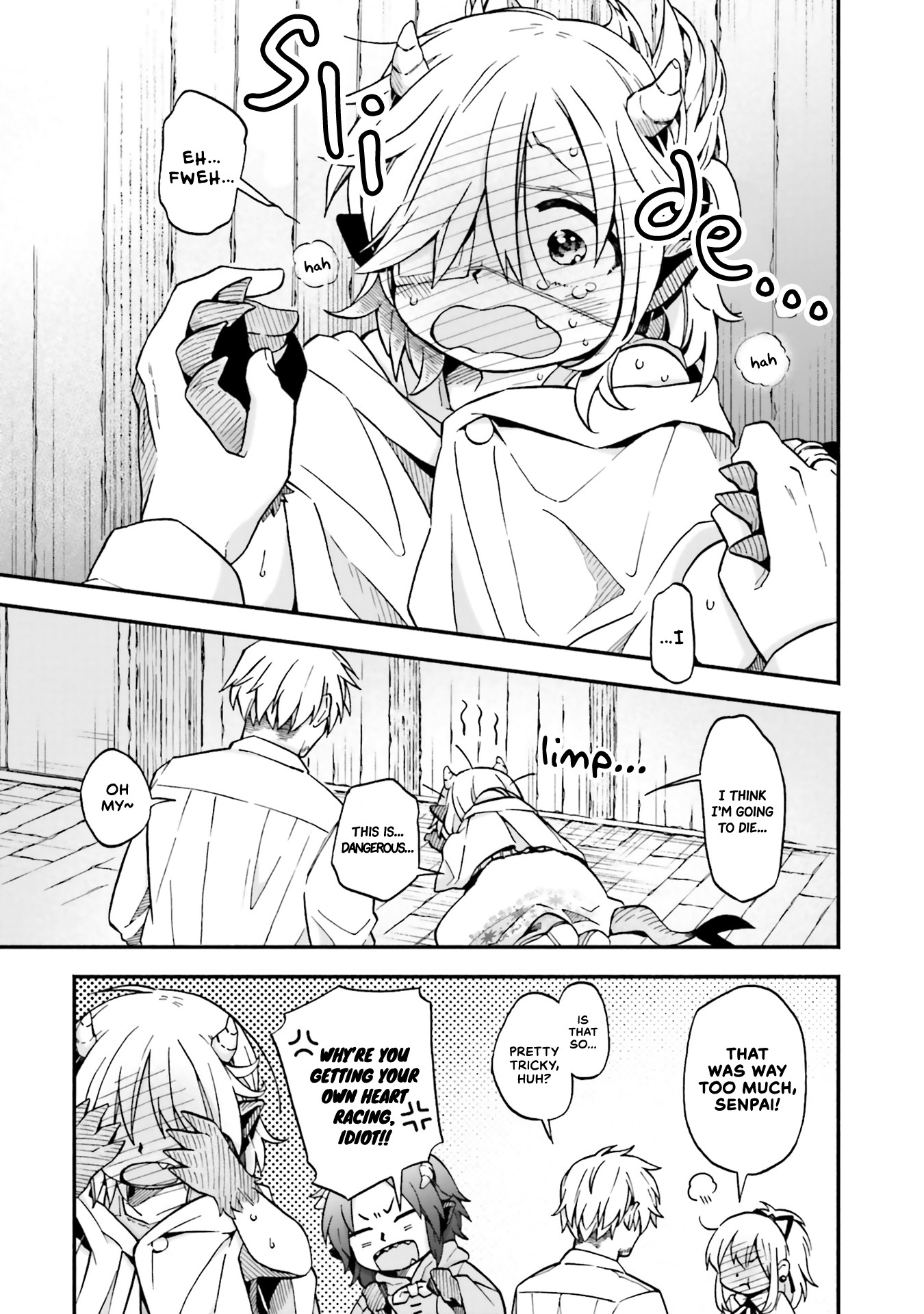 Taimashi to Akuma-chan Chapter 23 page 8 - Chapter 23: Exorcist-san, Demon-chan and Wall Slam.