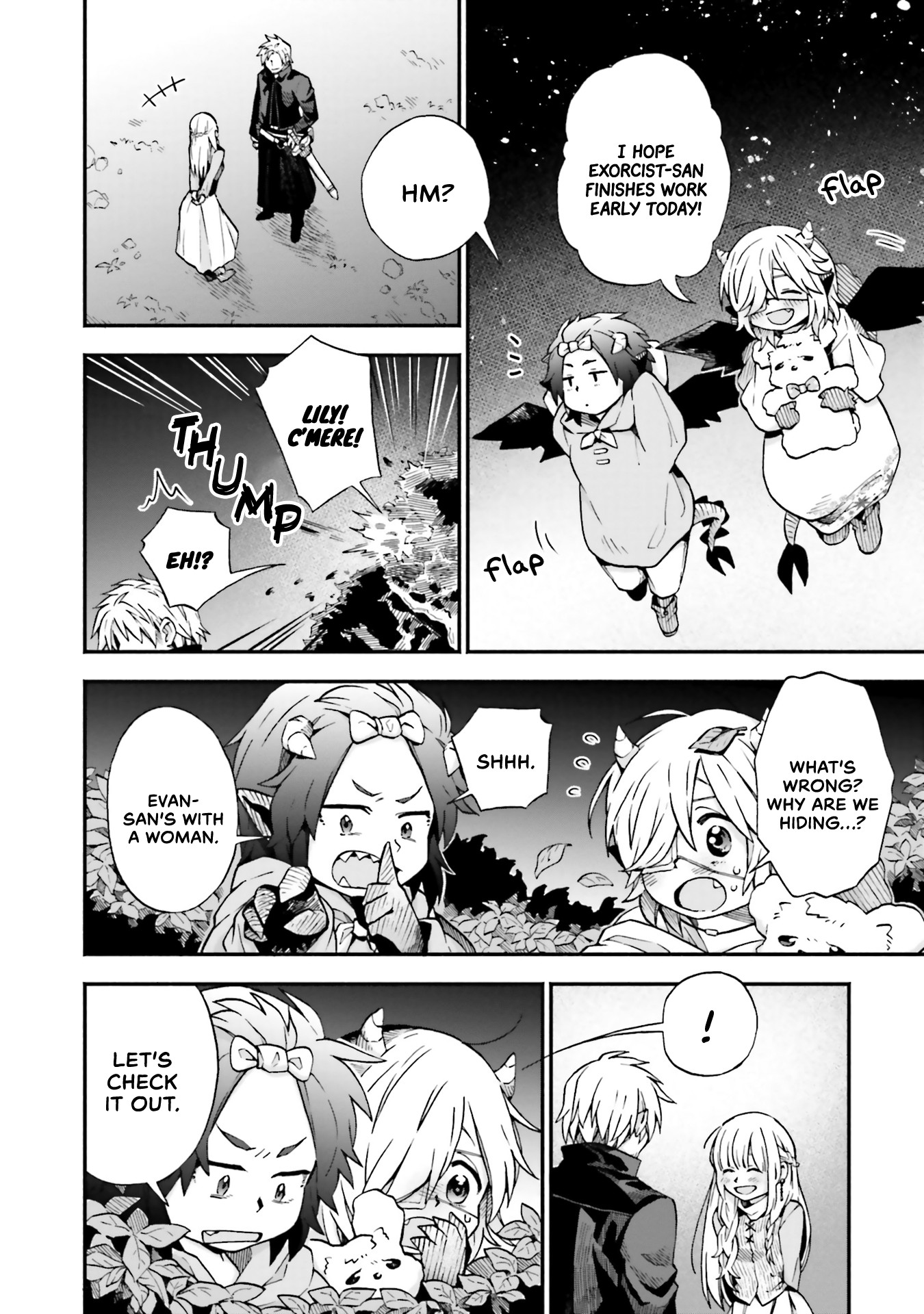 Taimashi to Akuma-chan Chapter 24 page 2 - Chapter 24: Exorcist-san and pretty woman.