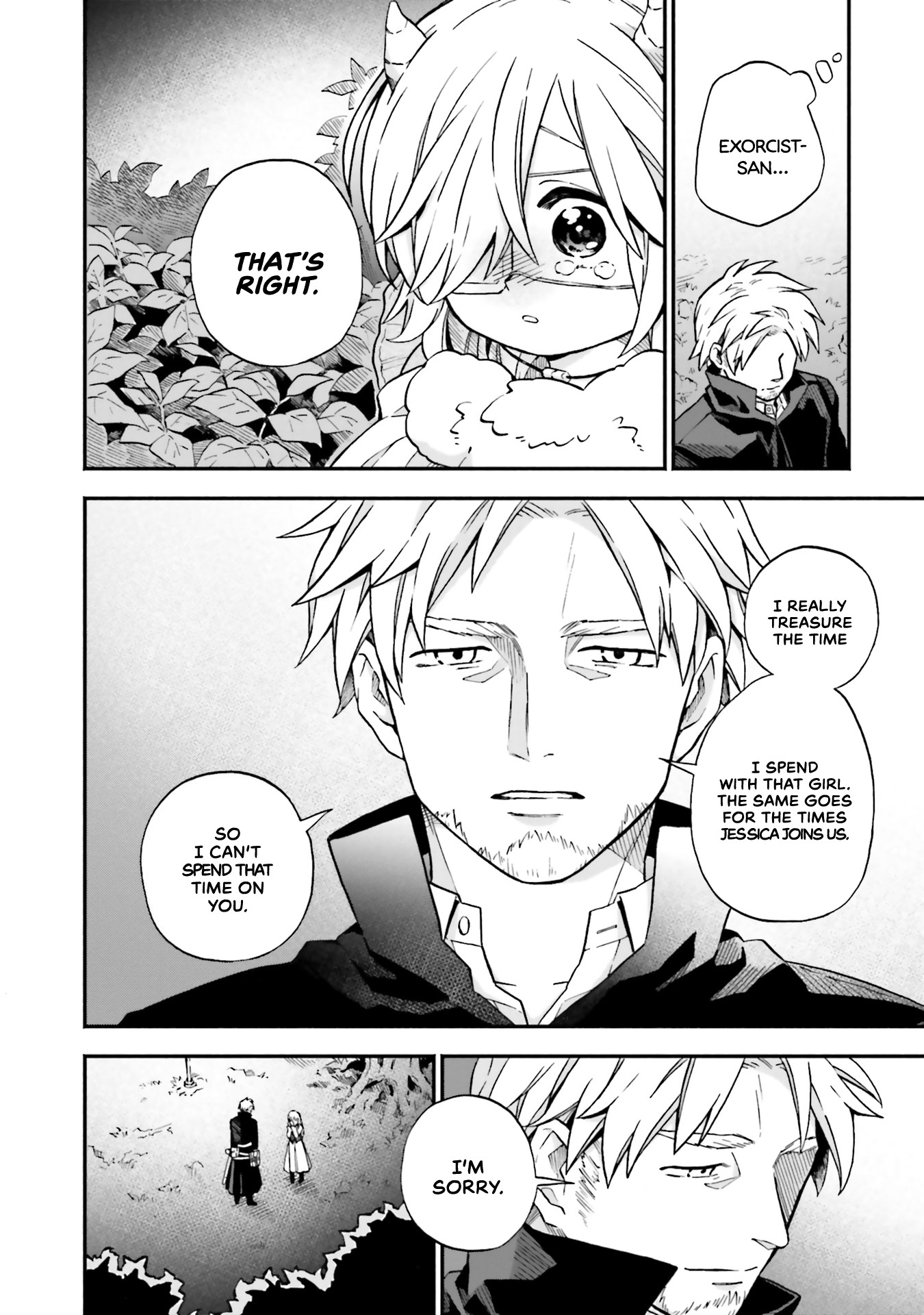 Taimashi to Akuma-chan Chapter 24 page 8 - Chapter 24: Exorcist-san and pretty woman.