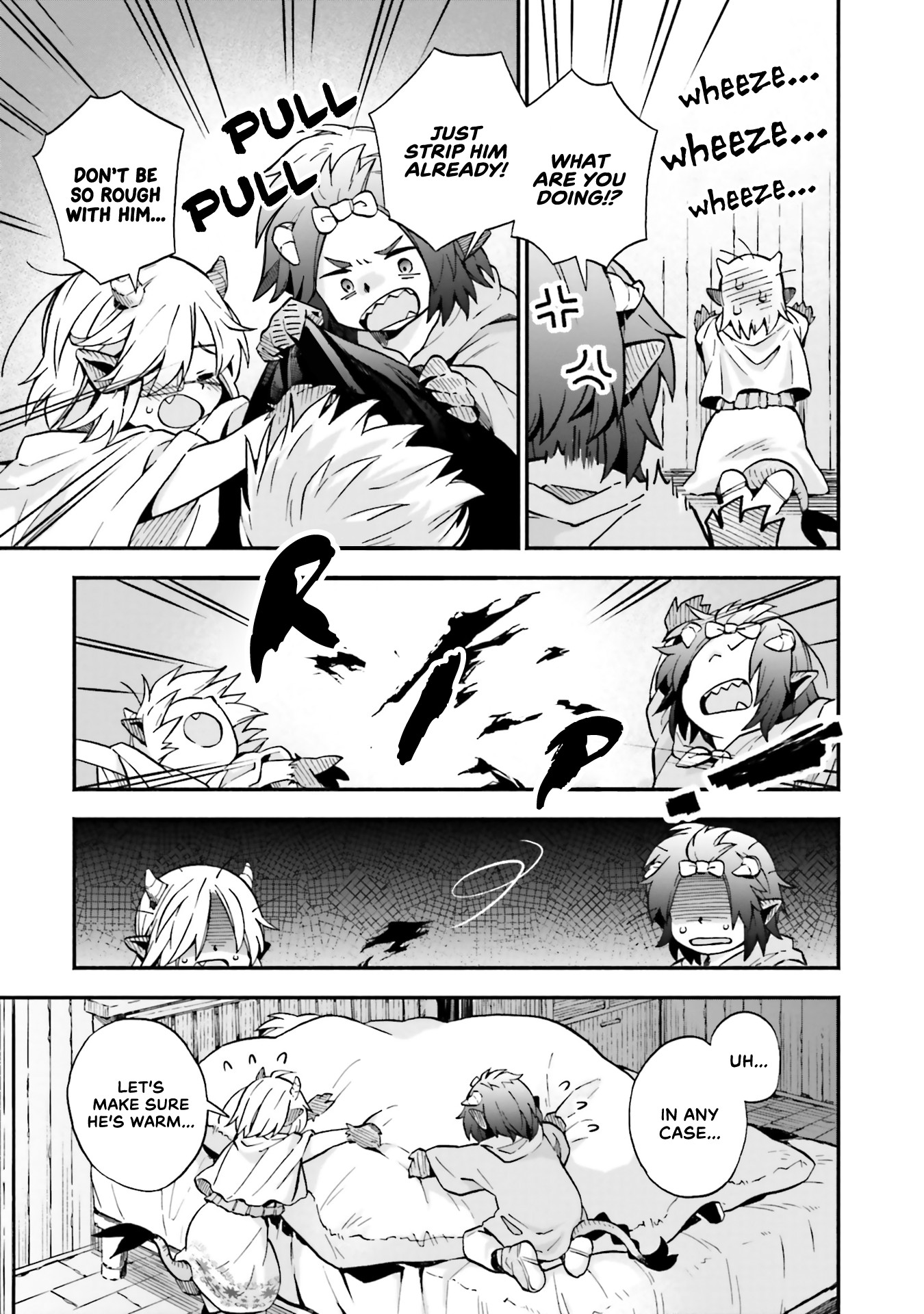 Taimashi to Akuma-chan Chapter 25 page 4 - Chapter 25: Demon-chan and sleeping Exorcist.