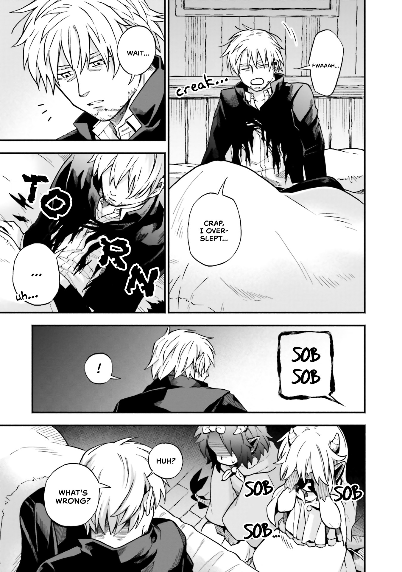 Taimashi to Akuma-chan Chapter 25 page 6 - Chapter 25: Demon-chan and sleeping Exorcist.