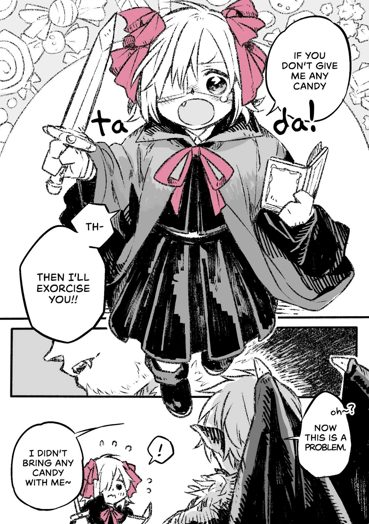 Taimashi to Akuma-chan Chapter 26.1 page 1 - Chapter 26.1: Halloween Short Special