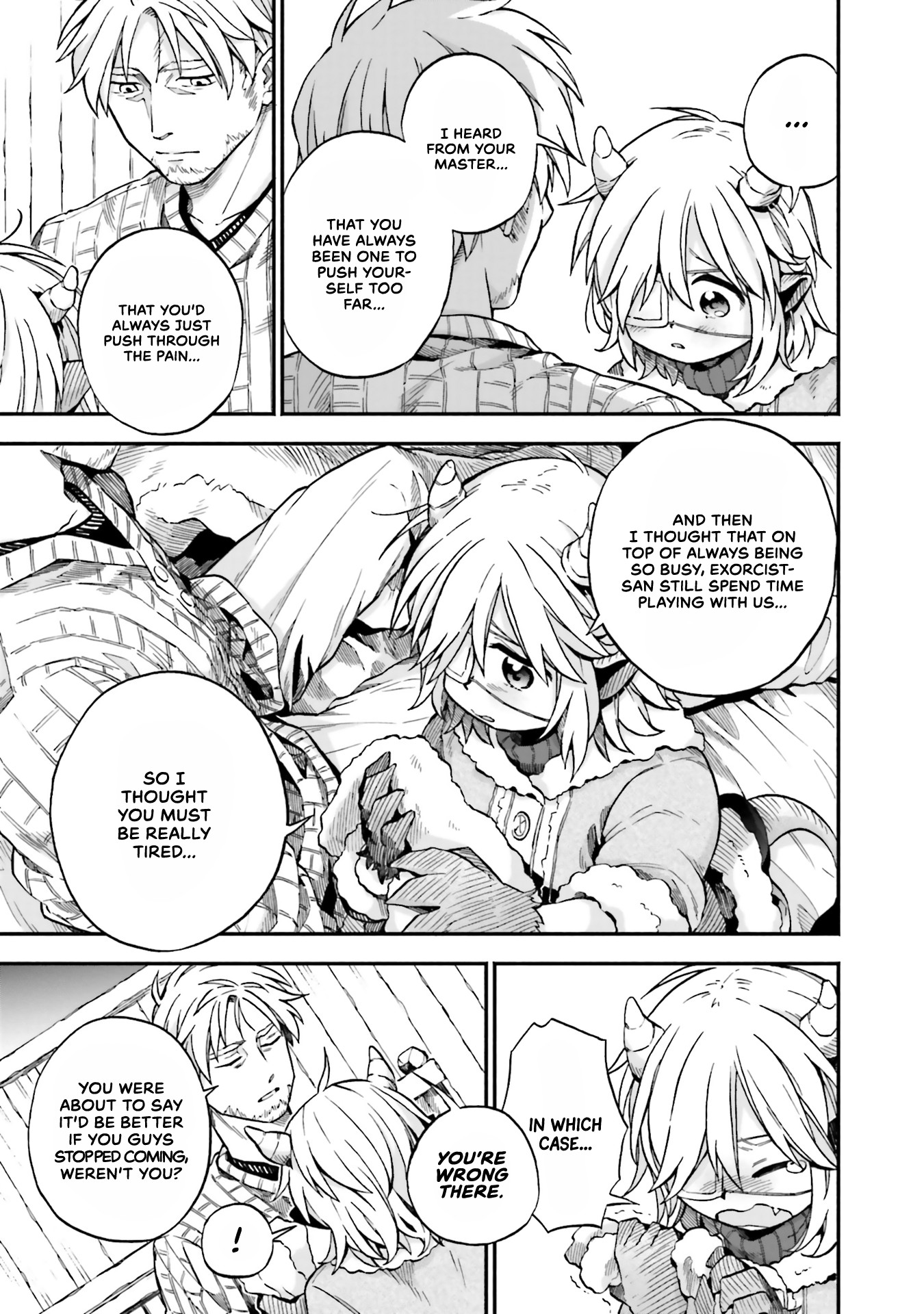 Taimashi to Akuma-chan Chapter 26.5 page 4 - Chapter 26.5: Demon-chan and a Sick Person, Part 2