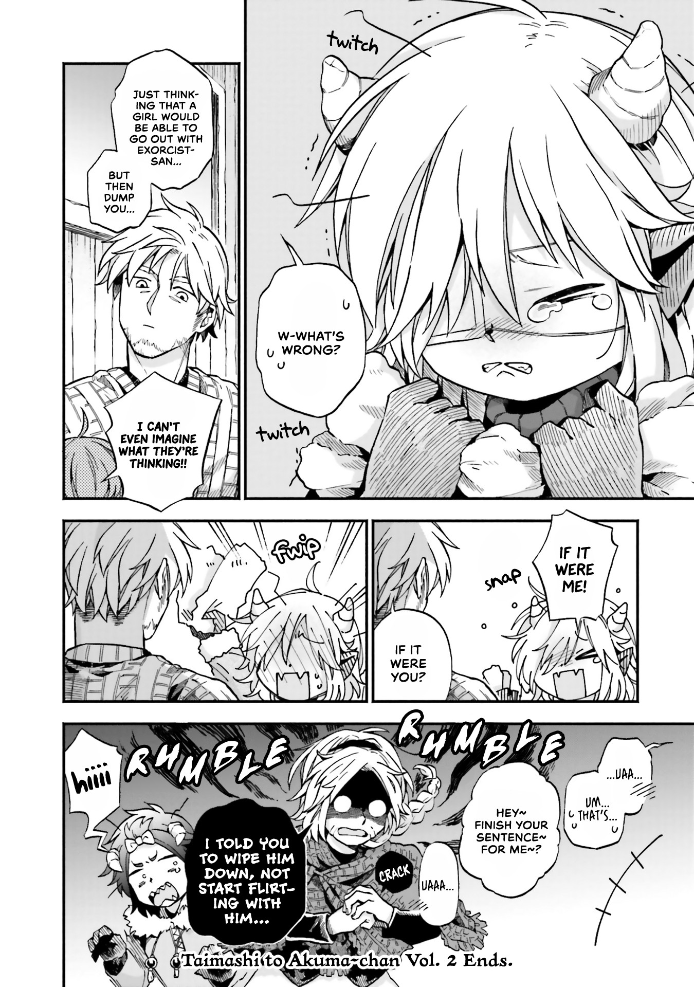 Taimashi to Akuma-chan Chapter 26.5 page 7 - Chapter 26.5: Demon-chan and a Sick Person, Part 2