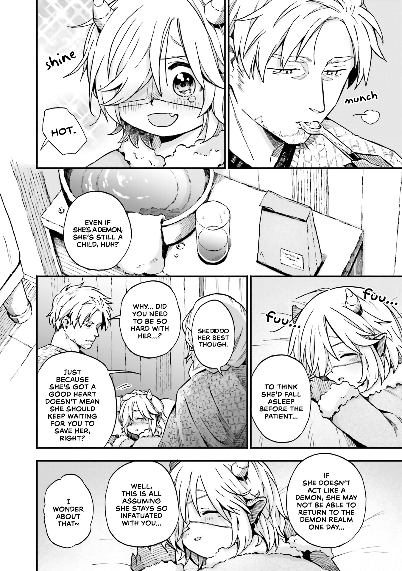Taimashi to Akuma-chan Chapter 26 page 7 - Chapter 26: Demon-chan and a sick person.