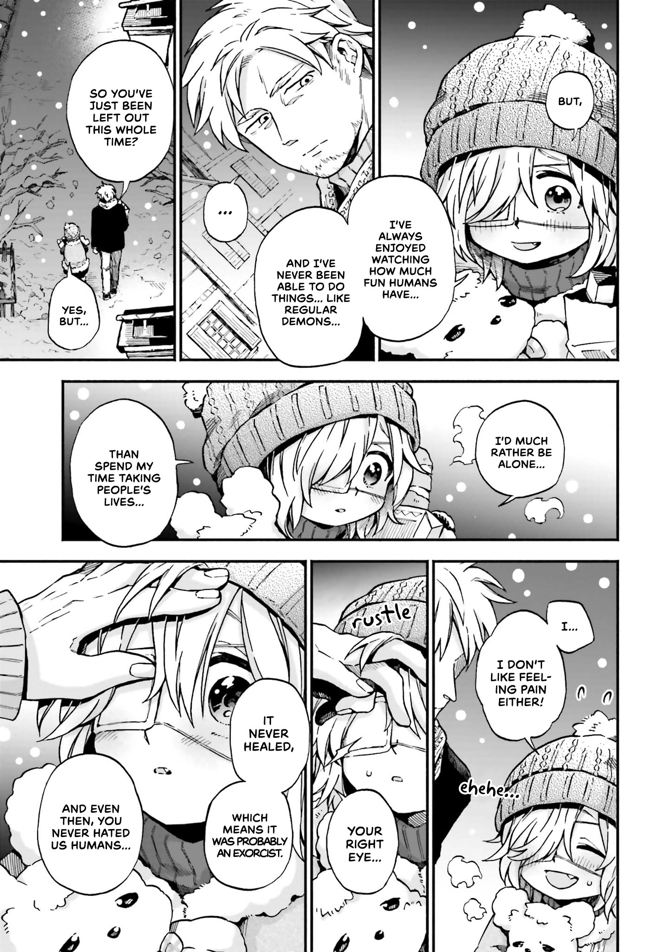 Taimashi to Akuma-chan Chapter 27 page 2 - Chapter 27: Exorcist and Christmas Eve