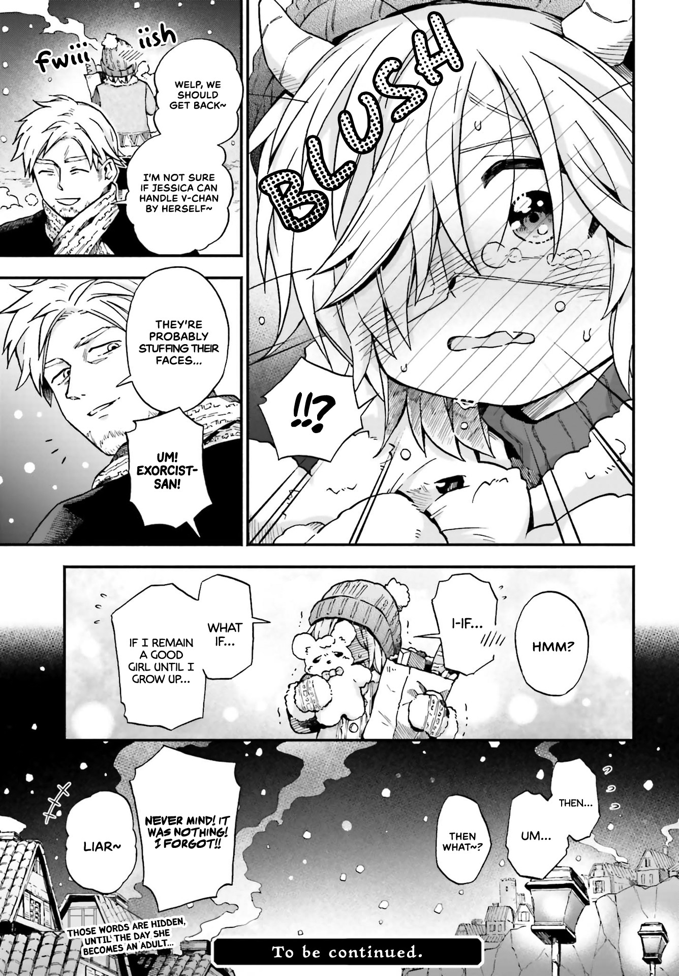 Taimashi to Akuma-chan Chapter 27 page 8 - Chapter 27: Exorcist and Christmas Eve