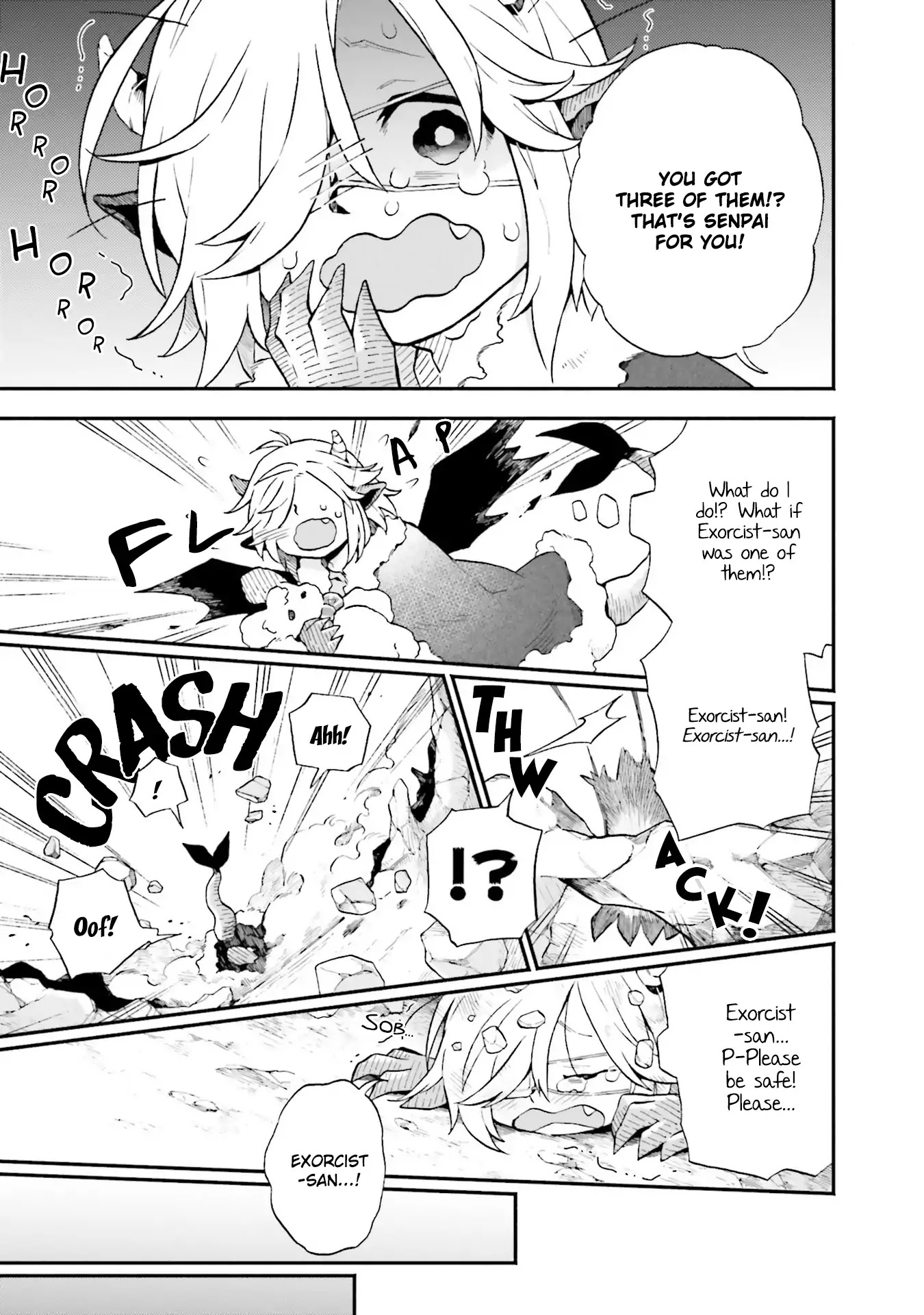 Taimashi to Akuma-chan Chapter 4 page 3 - Chapter 4: Exorcist-san and a clumsy Demon-chan