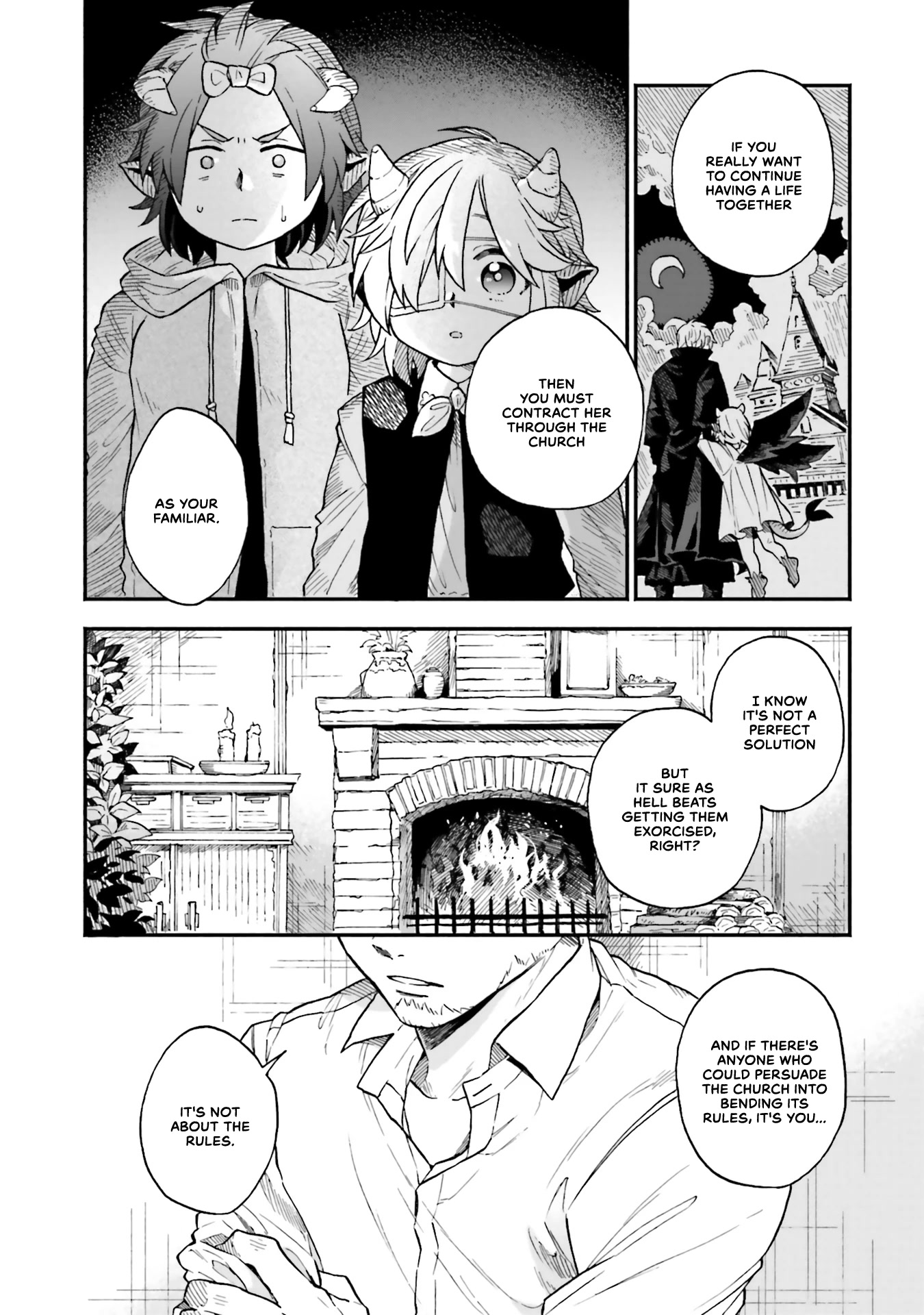 Taimashi to Akuma-chan Chapter 51 page 6 - Chapter 51: Exorcist and Demon-chan 1