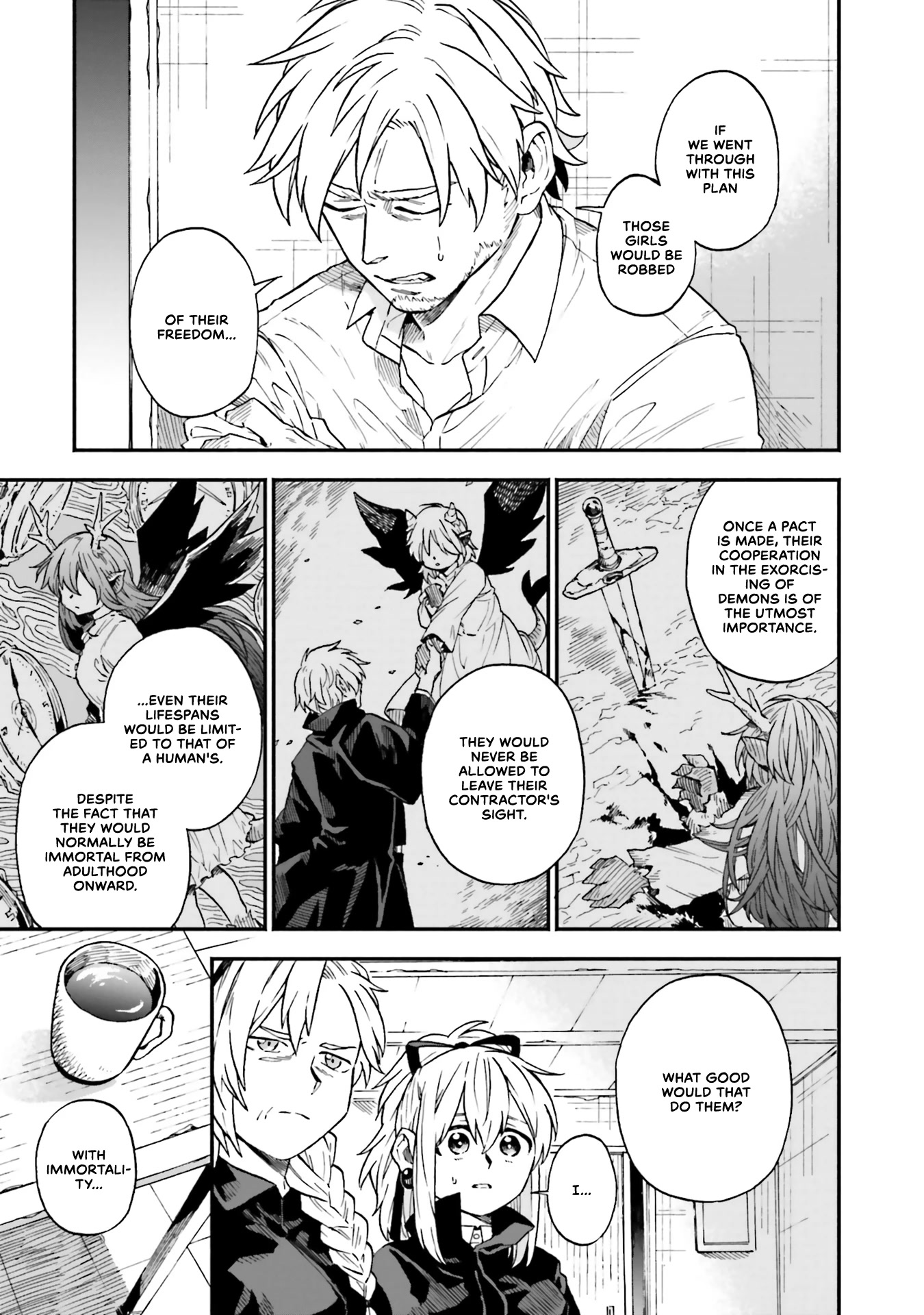 Taimashi to Akuma-chan Chapter 51 page 7 - Chapter 51: Exorcist and Demon-chan 1
