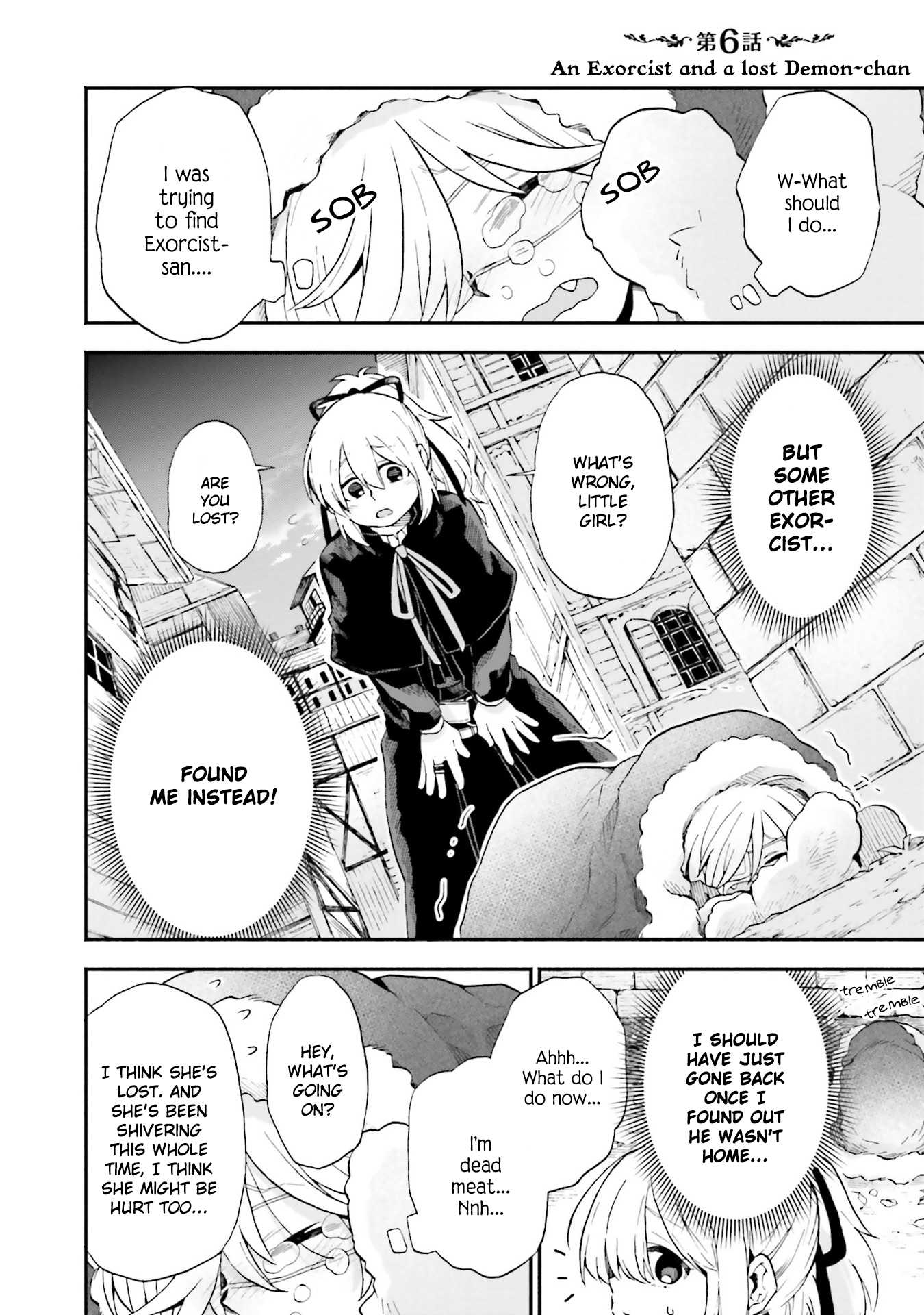 Taimashi to Akuma-chan Chapter 6 page 1 - Chapter 6: An Exorcist and a lost Demon-chan