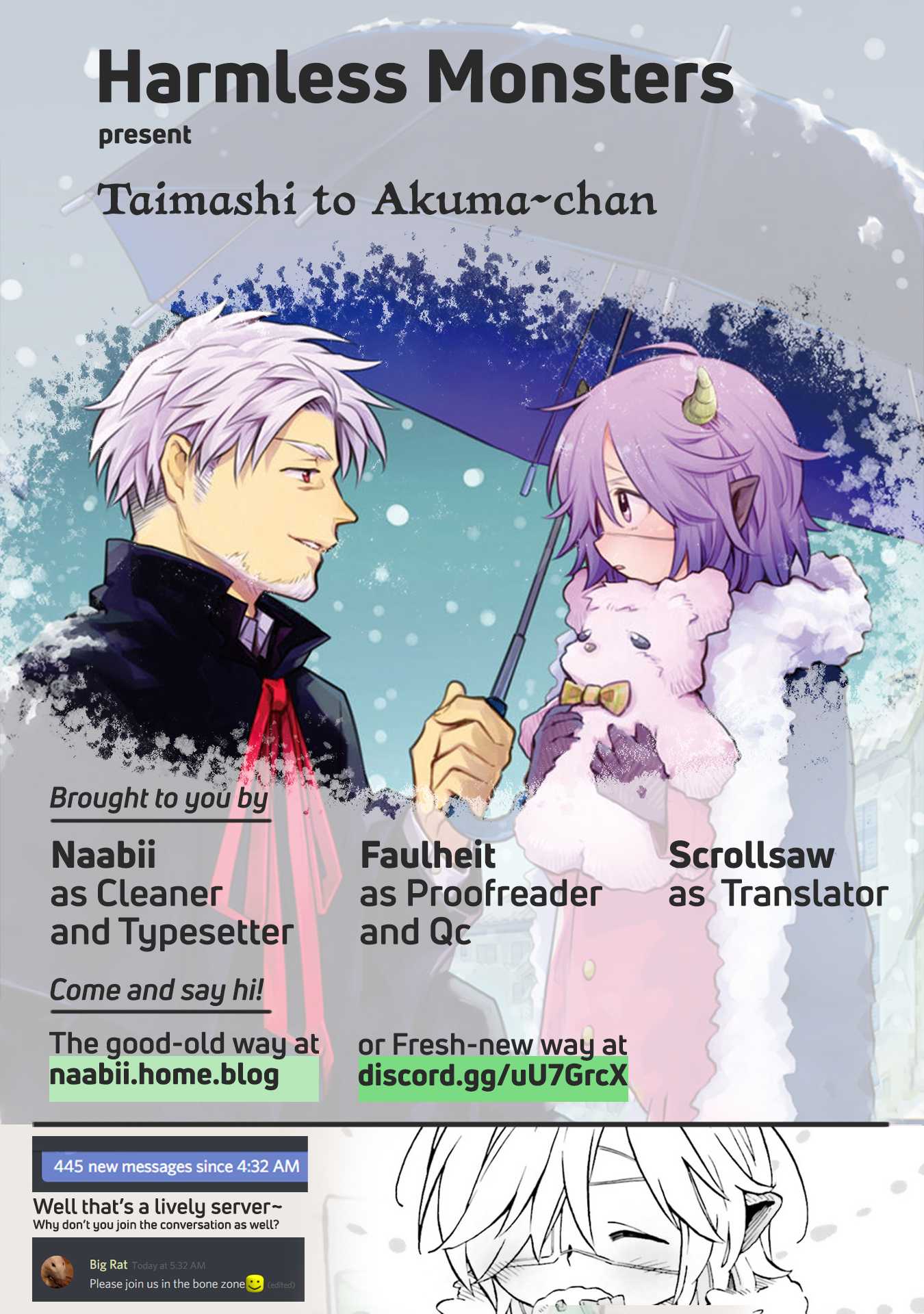 Taimashi to Akuma-chan Chapter 7.5 page 12 - Chapter 7.5: Exorcist-san and Exorcist-chan