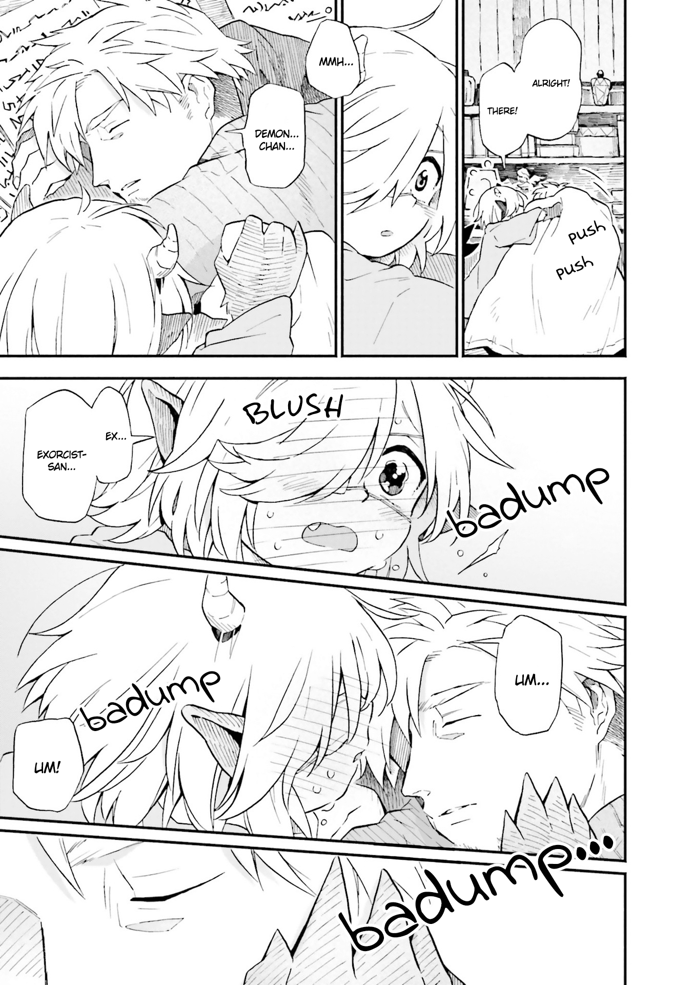 Taimashi to Akuma-chan Chapter 9 page 3 - Chapter 9: Demon-chan and sleeping Exorcist-san