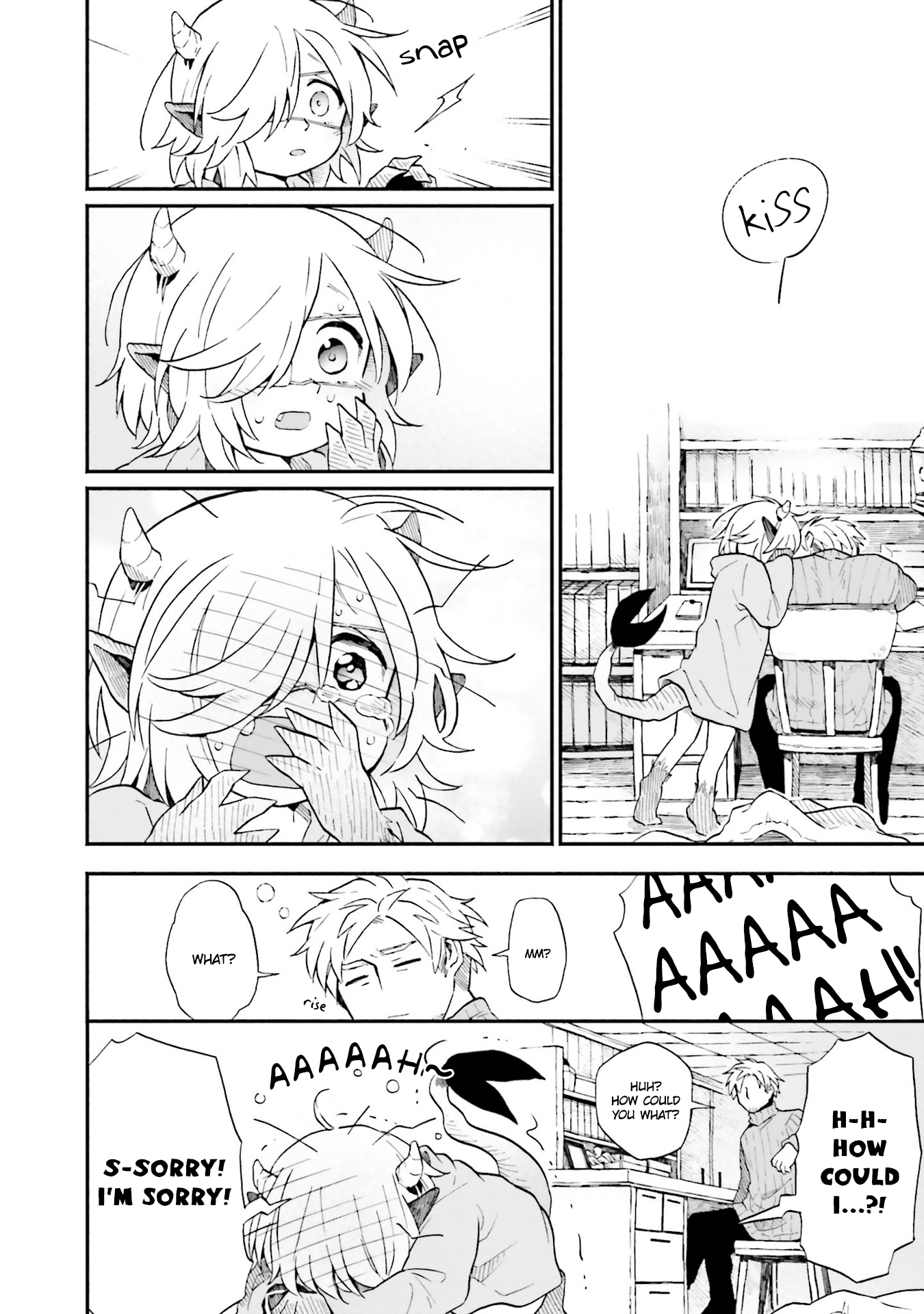 Taimashi to Akuma-chan Chapter 9 page 4 - Chapter 9: Demon-chan and sleeping Exorcist-san