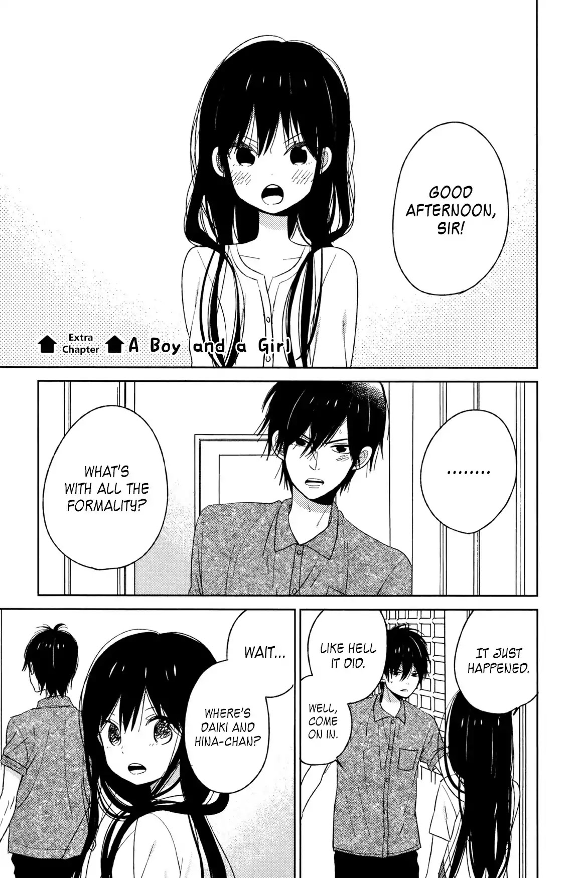 Taiyou no Ie Chapter 50.3 page 1 - Chapter 50.3: A Boy And A Girl
