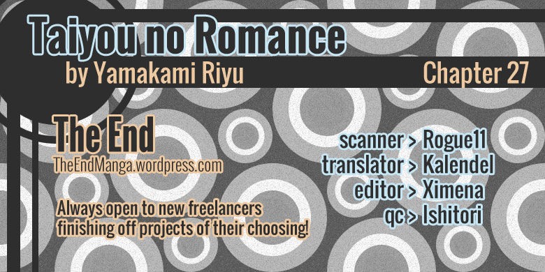 Taiyou no Romance Chapter 27 page 1 - Chapter 27