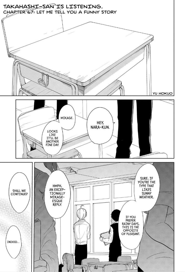 Takahashi-san ga Kiite Iru. Chapter 67 page 2 - Chapter 67