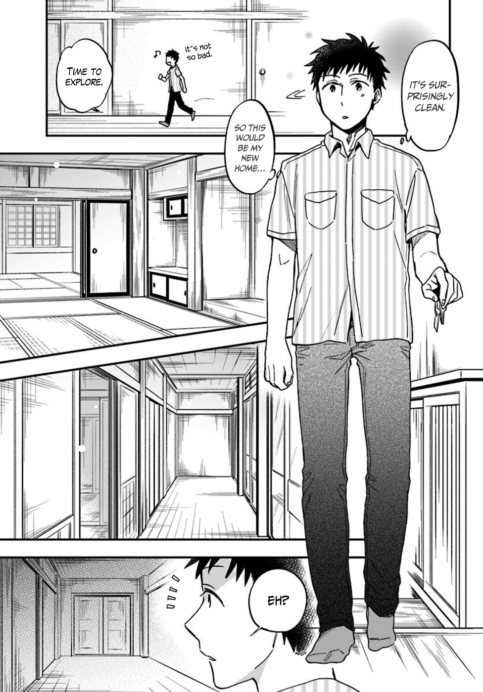 Takarakuji de 40-oku Atattandakedo Isekai ni Ijuu Suru Chapter 1 page 6 - Chapter 1: There's another world at the end of the corridor?