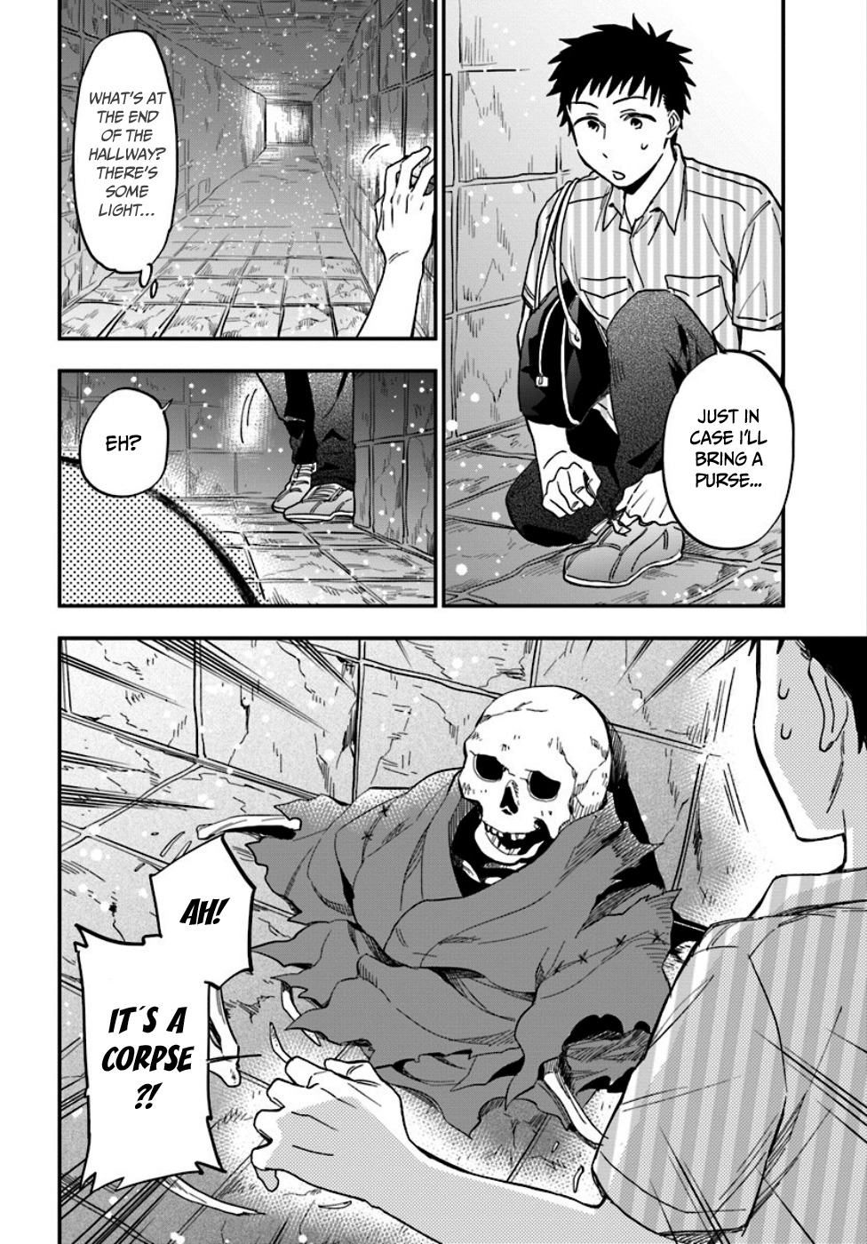 Takarakuji de 40-oku Atattandakedo Isekai ni Ijuu Suru Chapter 1 page 9 - Chapter 1: There's another world at the end of the corridor?