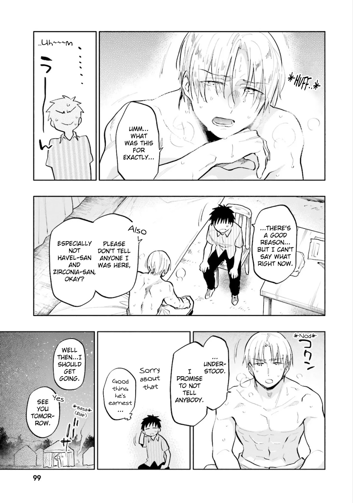 Takarakuji de 40-oku Atattandakedo Isekai ni Ijuu Suru Chapter 14 page 11 - Chapter 14: Efficacy of Food