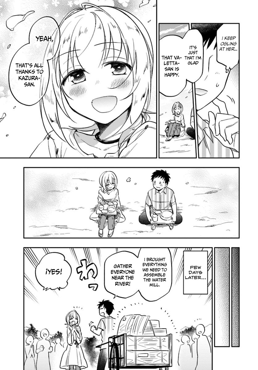 Takarakuji de 40-oku Atattandakedo Isekai ni Ijuu Suru Chapter 2 page 20 - Chapter 2: Building the water mill