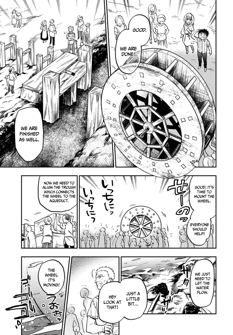 Takarakuji de 40-oku Atattandakedo Isekai ni Ijuu Suru Chapter 2 page 24 - Chapter 2: Building the water mill