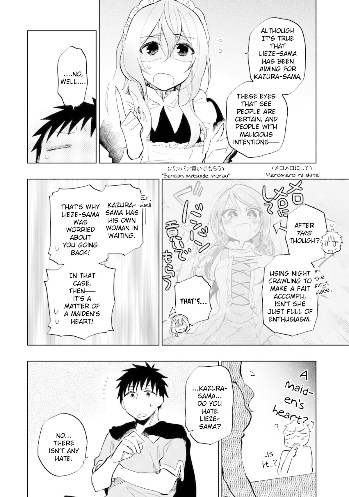 Takarakuji de 40-oku Atattandakedo Isekai ni Ijuu Suru Chapter 28 page 10 - Chapter 28: "Mero Mero, Ban Ban"