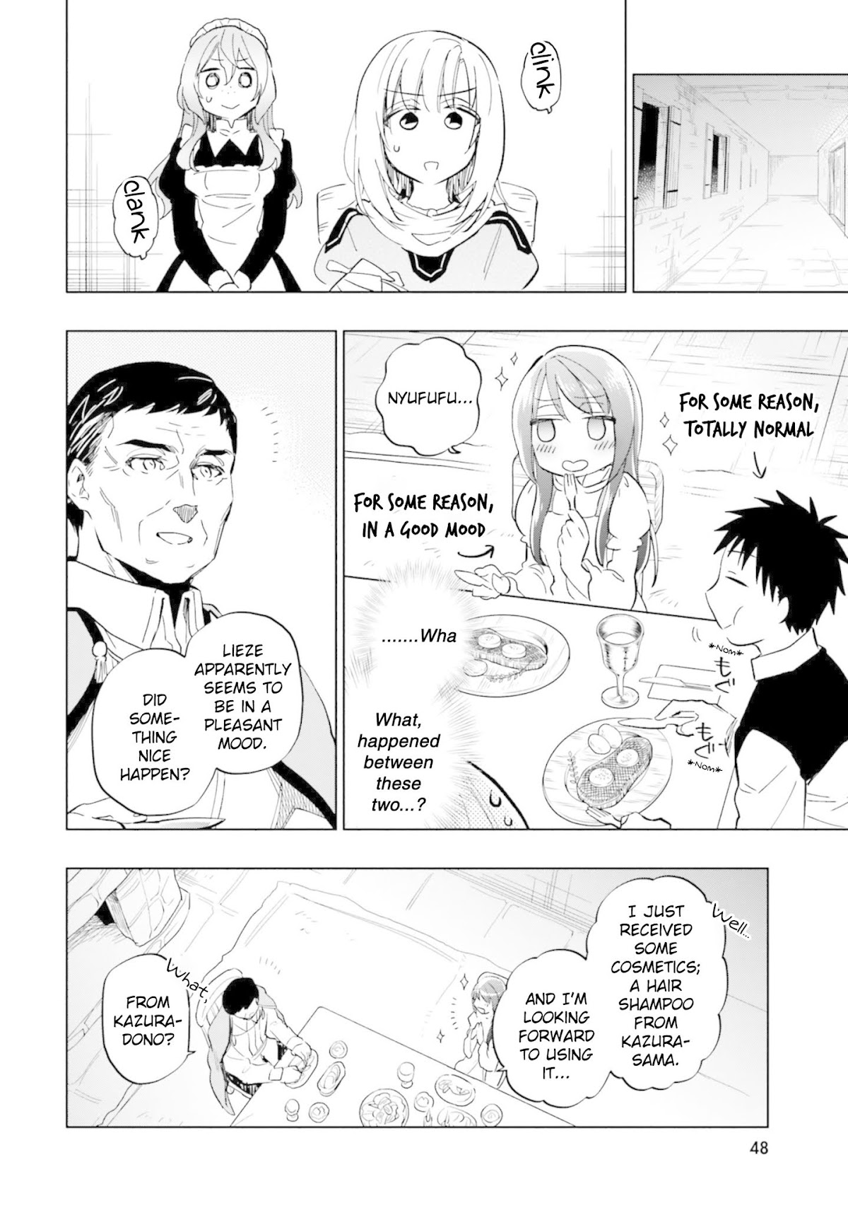 Takarakuji de 40-oku Atattandakedo Isekai ni Ijuu Suru Chapter 28 page 32 - Chapter 28: "Mero Mero, Ban Ban"