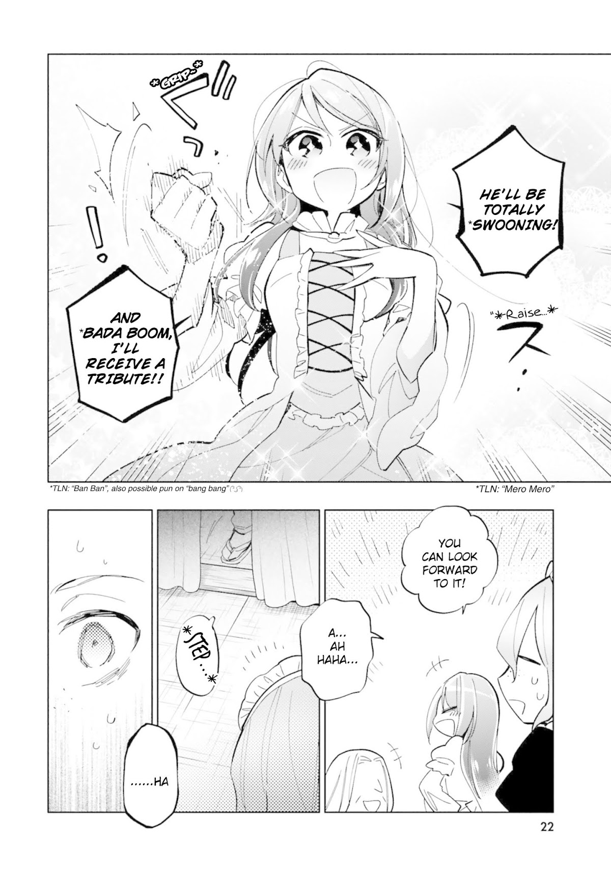 Takarakuji de 40-oku Atattandakedo Isekai ni Ijuu Suru Chapter 28 page 6 - Chapter 28: "Mero Mero, Ban Ban"