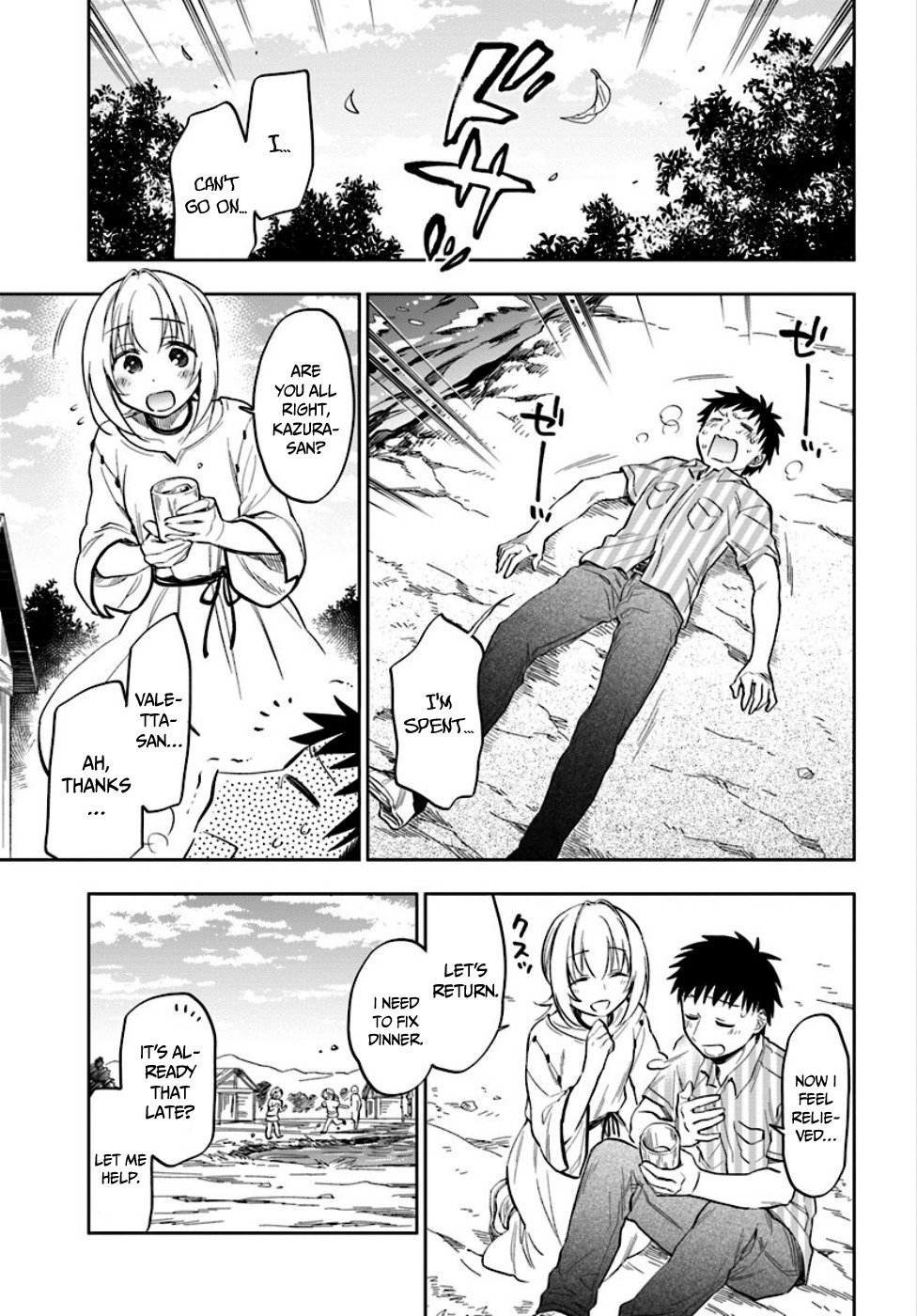 Takarakuji de 40-oku Atattandakedo Isekai ni Ijuu Suru Chapter 3 page 1 - Chapter 3: Working in the potatoes farm
