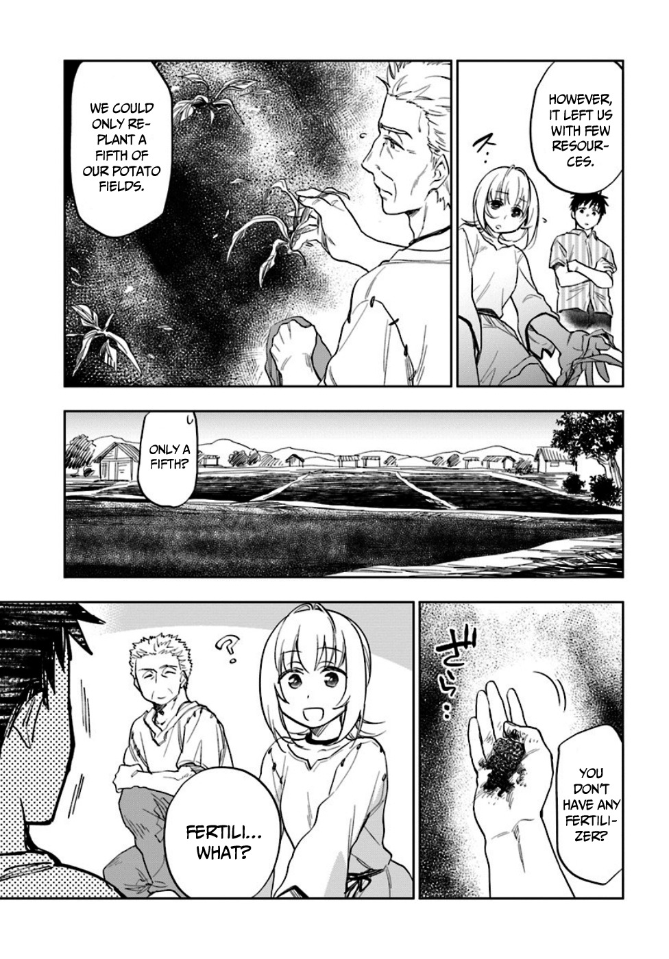 Takarakuji de 40-oku Atattandakedo Isekai ni Ijuu Suru Chapter 3 page 13 - Chapter 3: Working in the potatoes farm