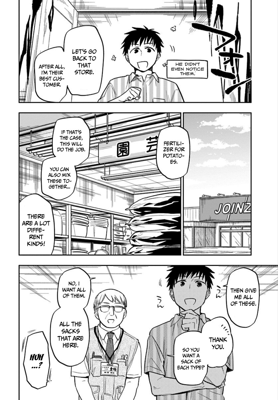 Takarakuji de 40-oku Atattandakedo Isekai ni Ijuu Suru Chapter 3 page 18 - Chapter 3: Working in the potatoes farm