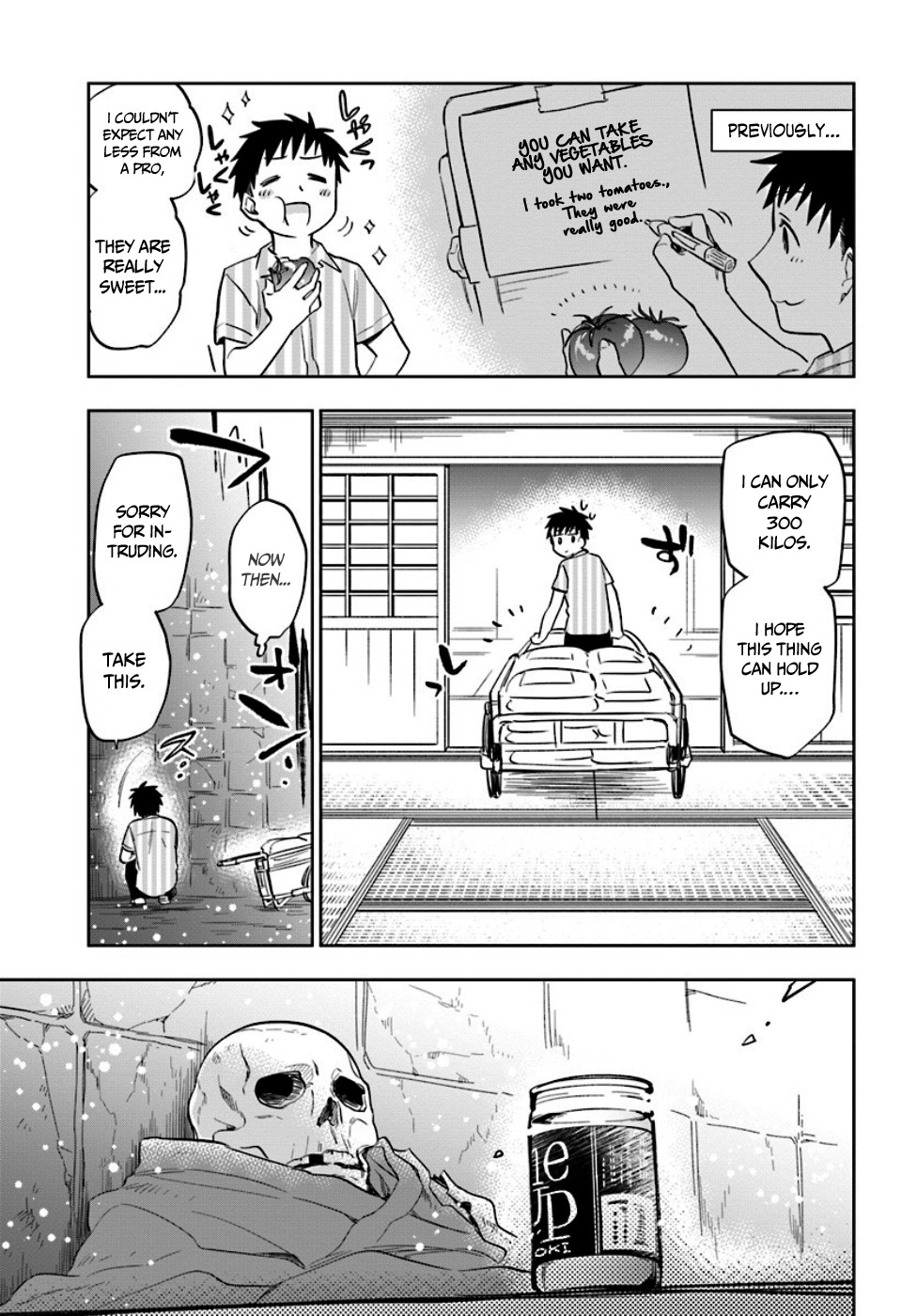 Takarakuji de 40-oku Atattandakedo Isekai ni Ijuu Suru Chapter 3 page 21 - Chapter 3: Working in the potatoes farm