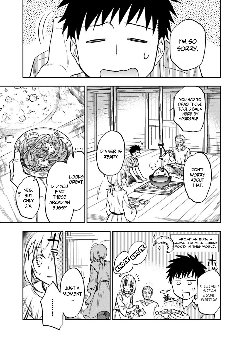 Takarakuji de 40-oku Atattandakedo Isekai ni Ijuu Suru Chapter 3 page 3 - Chapter 3: Working in the potatoes farm
