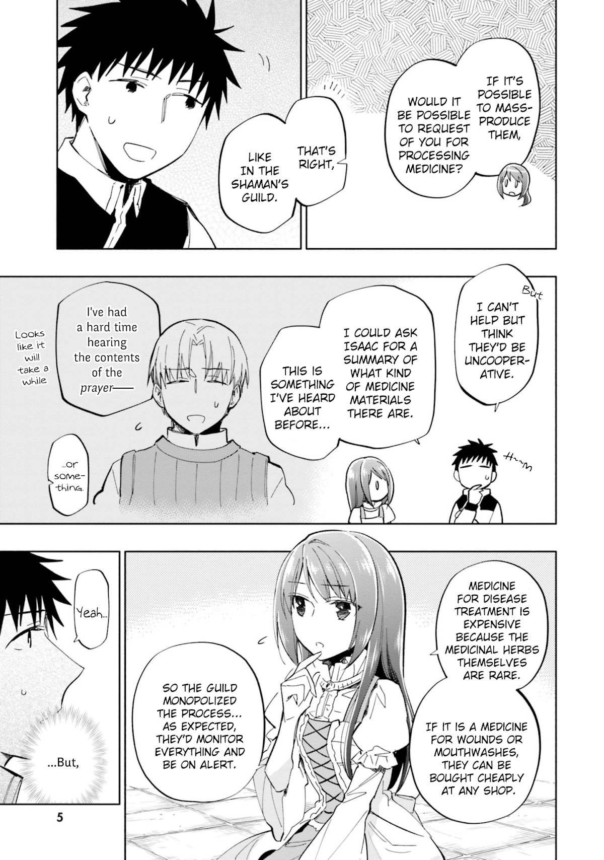 Takarakuji de 40-oku Atattandakedo Isekai ni Ijuu Suru Chapter 38 page 8 - Chapter 38: Making Medicine